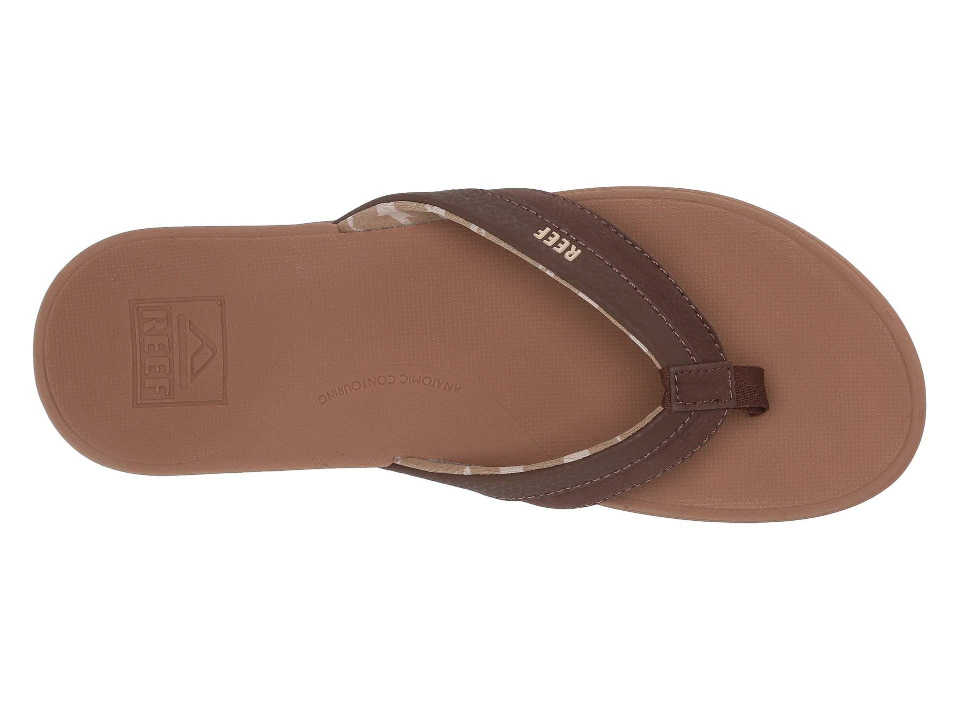 Reef Leather Ortho-bounce Coast in Brown - Save 52% - Lyst