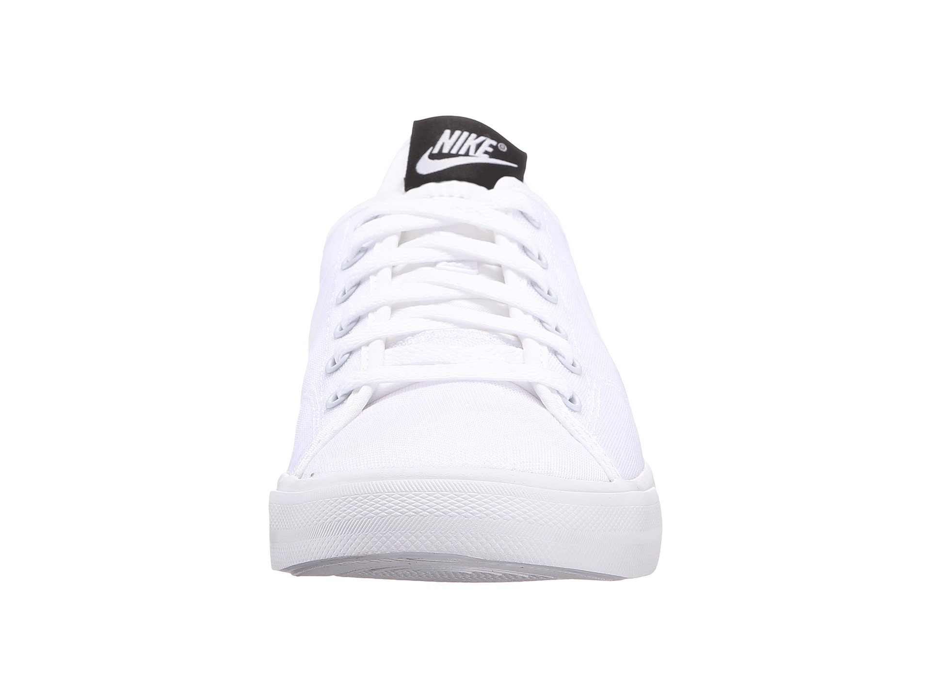 Nike Canvas Primo Court Br in White/White/Black (White) - Lyst