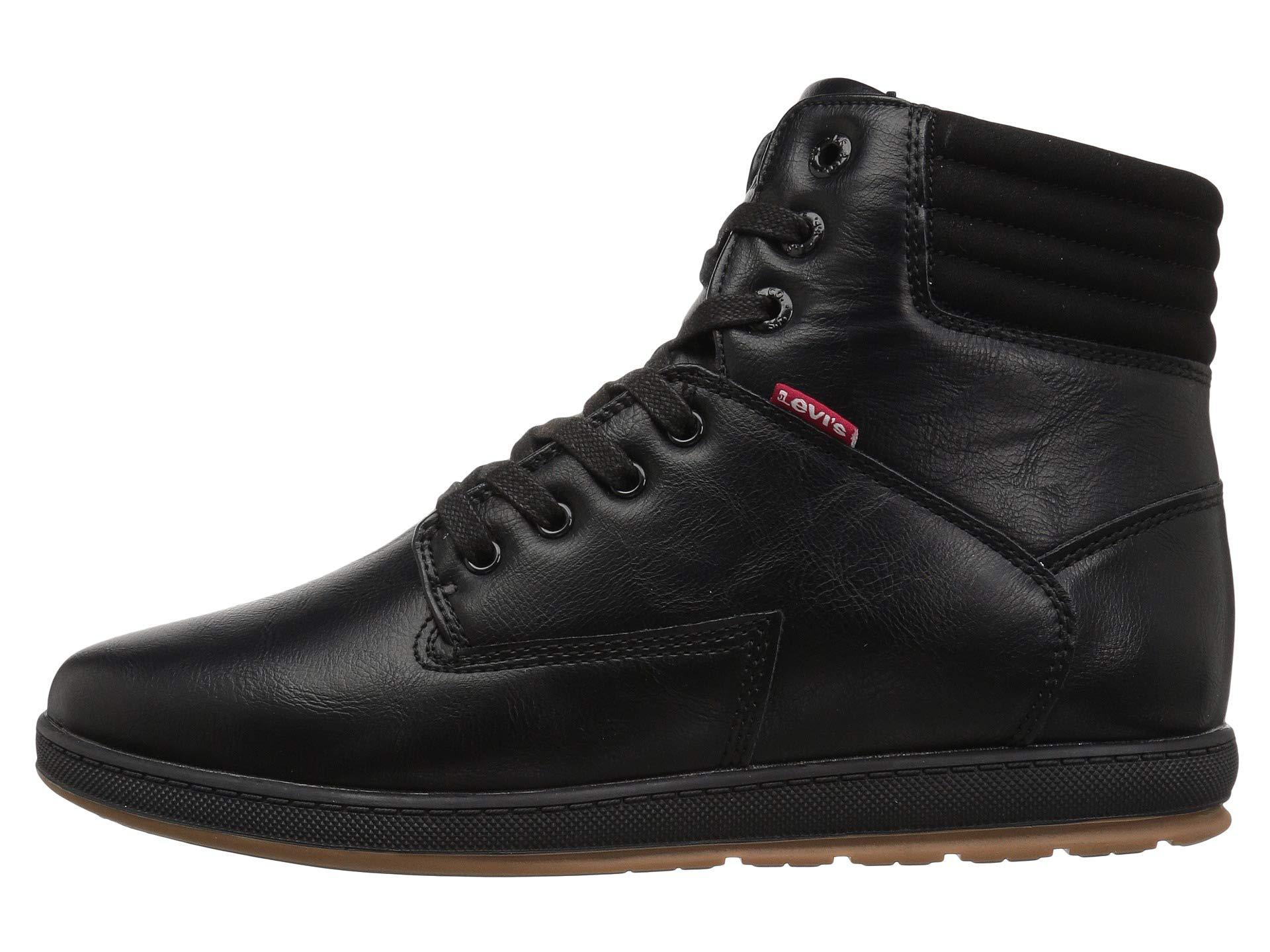 Levi's Levi's(r) Shoes Fletcher Ii Burnish Ii (black Mono Chrome) Men's