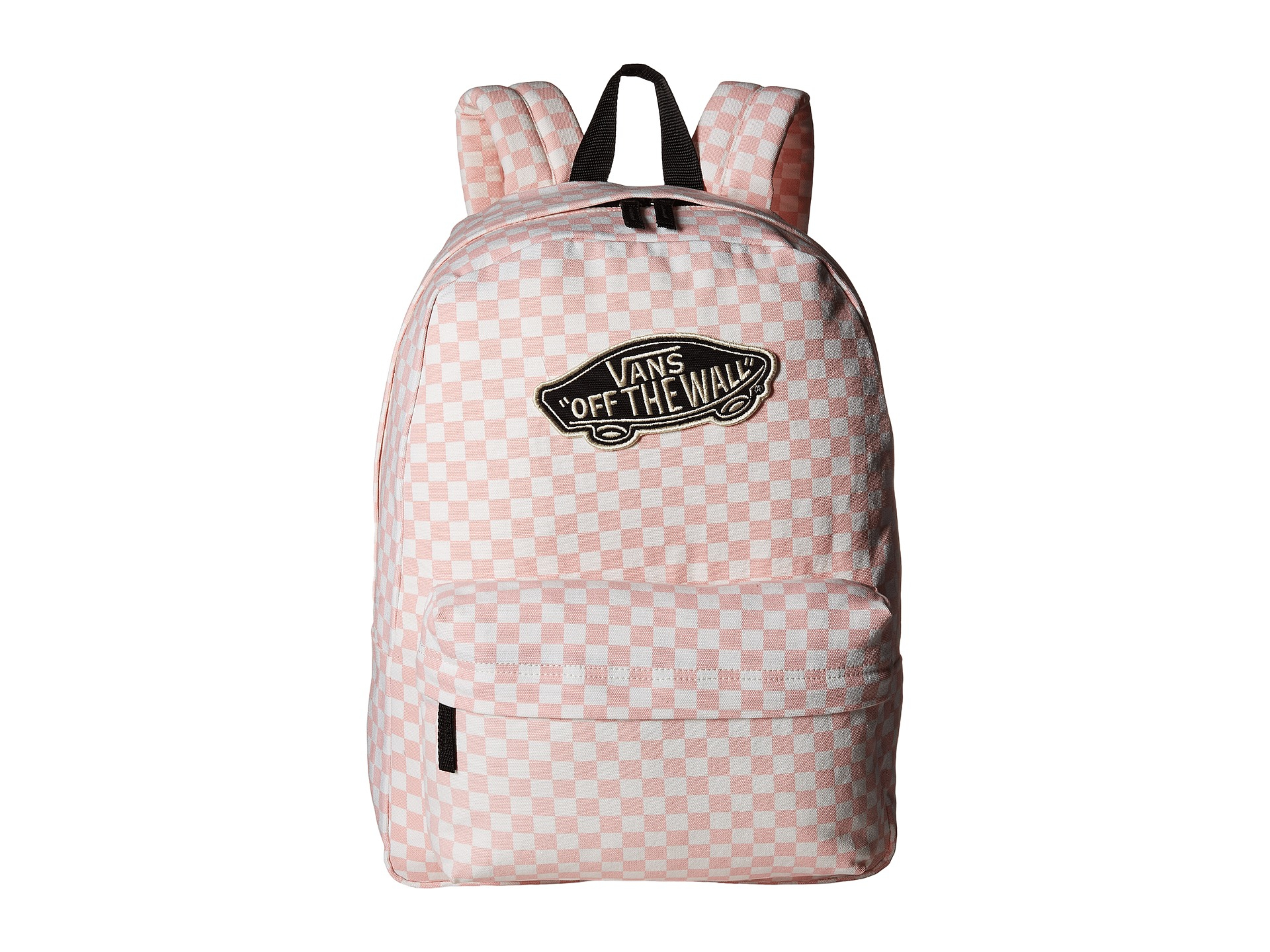 pink and white vans backpack