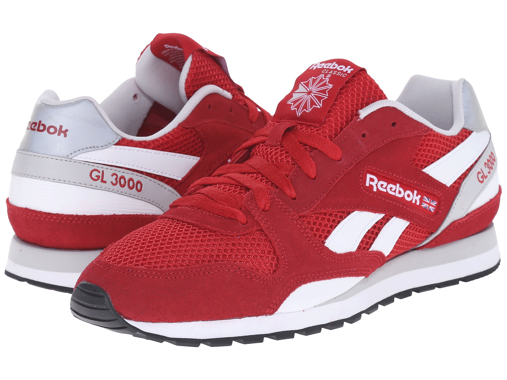 reebok gl 3000 mens silver