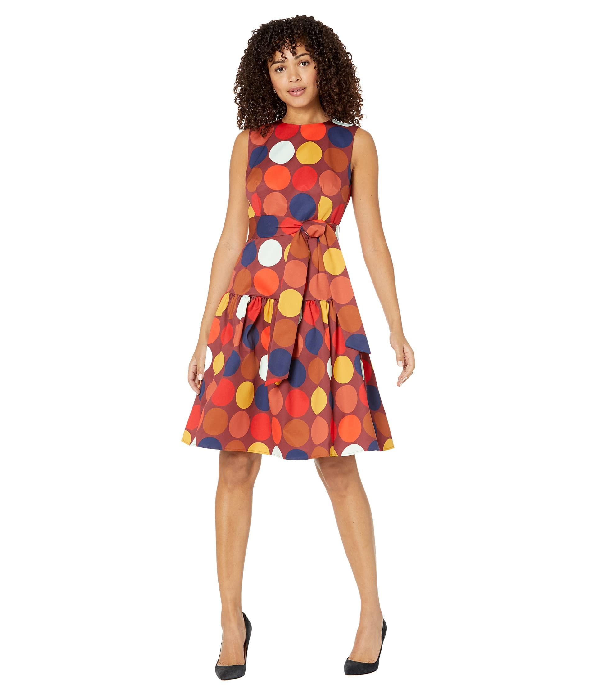 Kate Spade Dot Party Julia Dress in Red Lyst