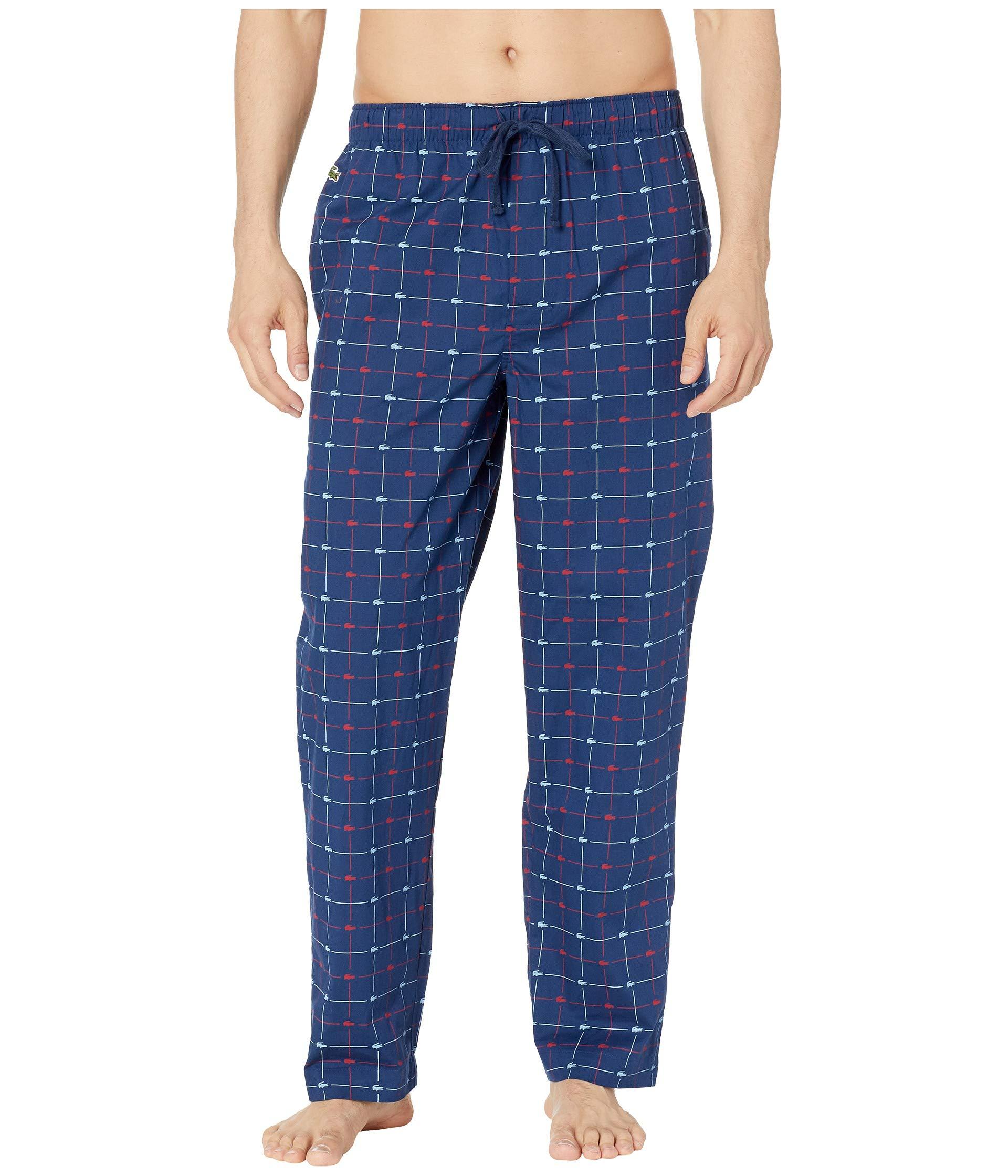 lacoste men's pajama pants