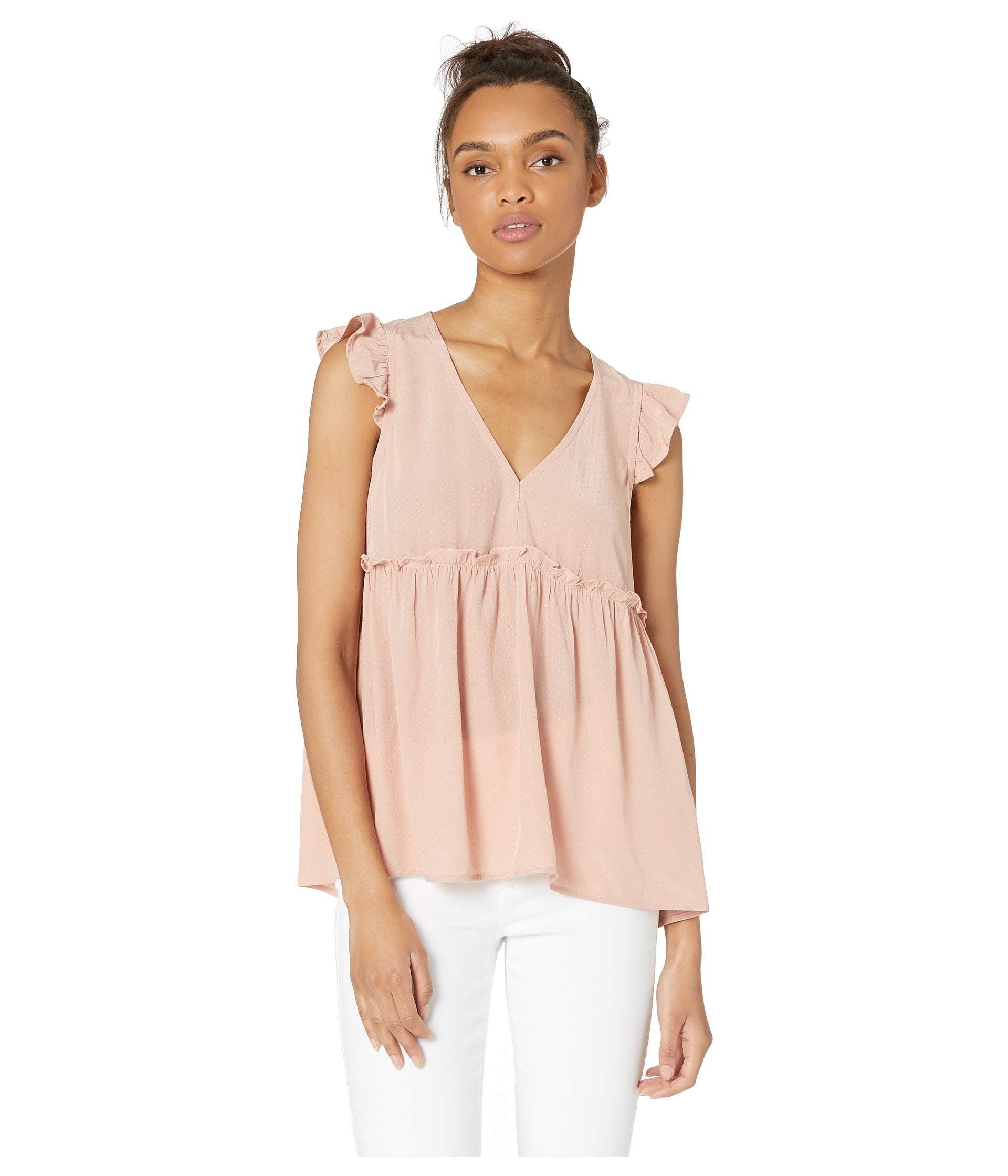 pink babydoll top