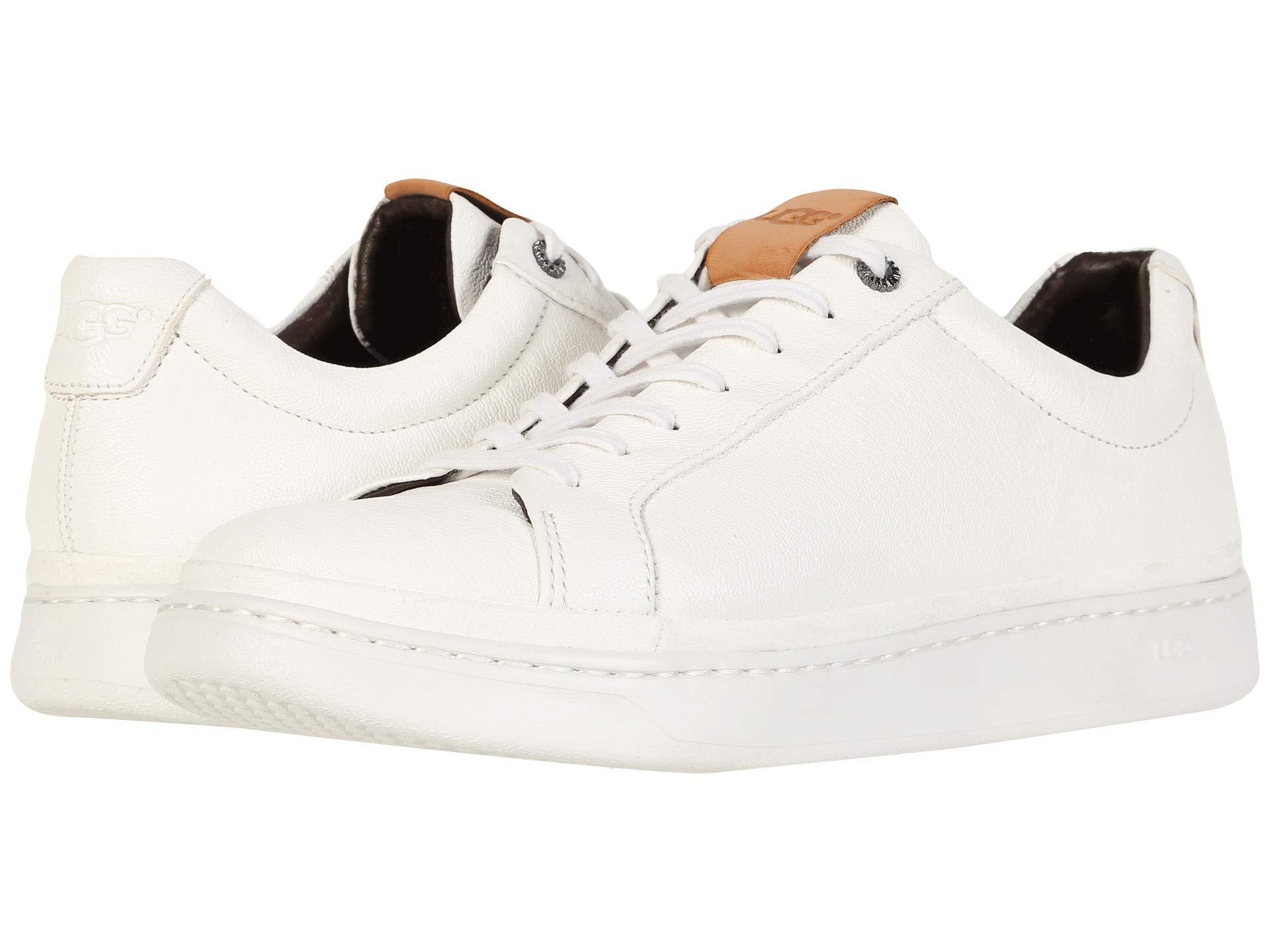 UGG Leather Cali Sneaker Low in White for Men - Lyst