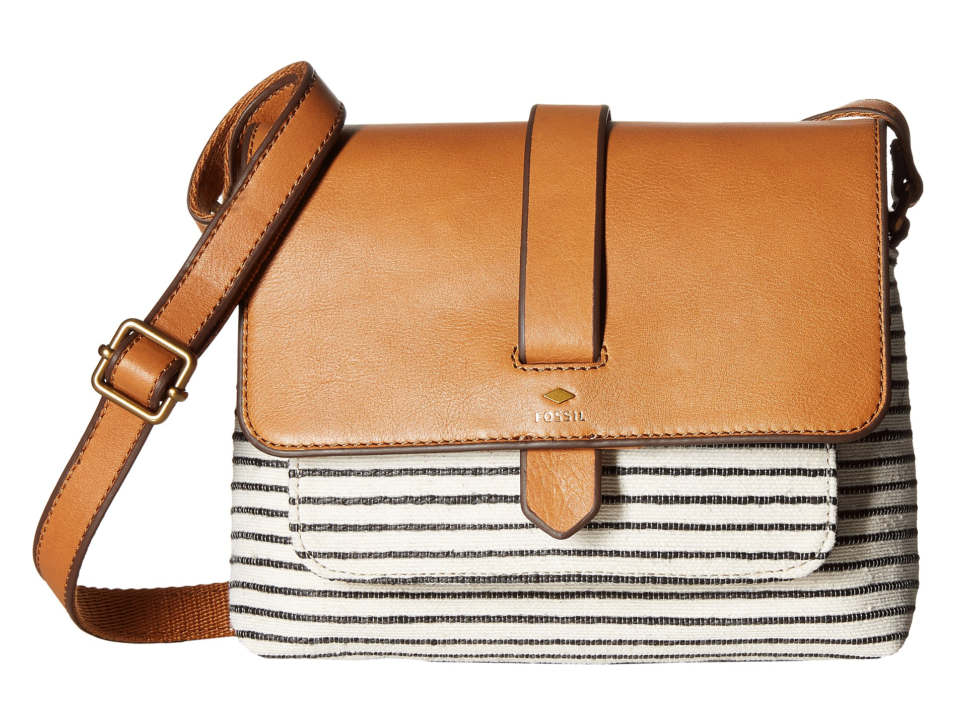 Lyst - Fossil Kinley Small Crossbody in Brown