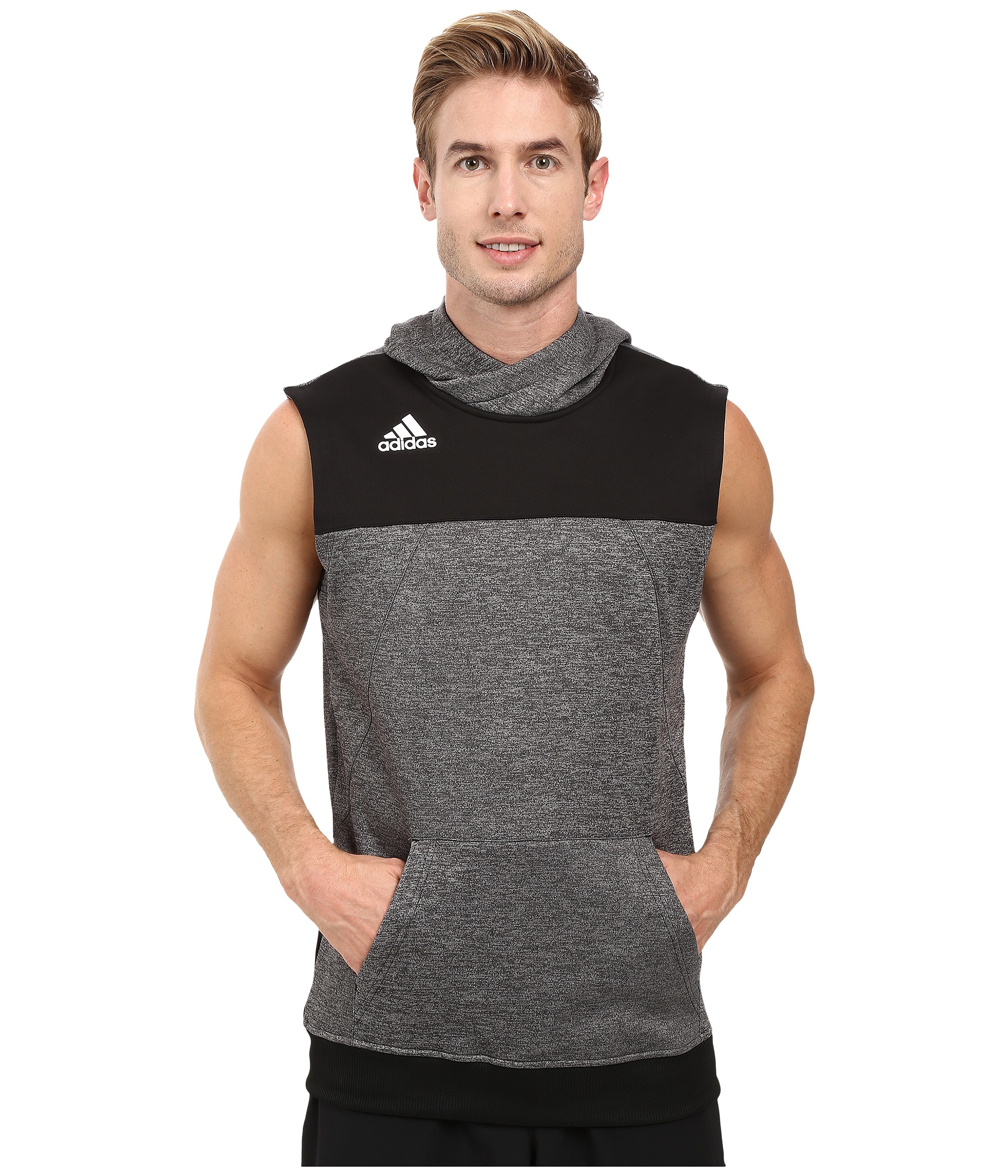 adidas sleeveless hoodie
