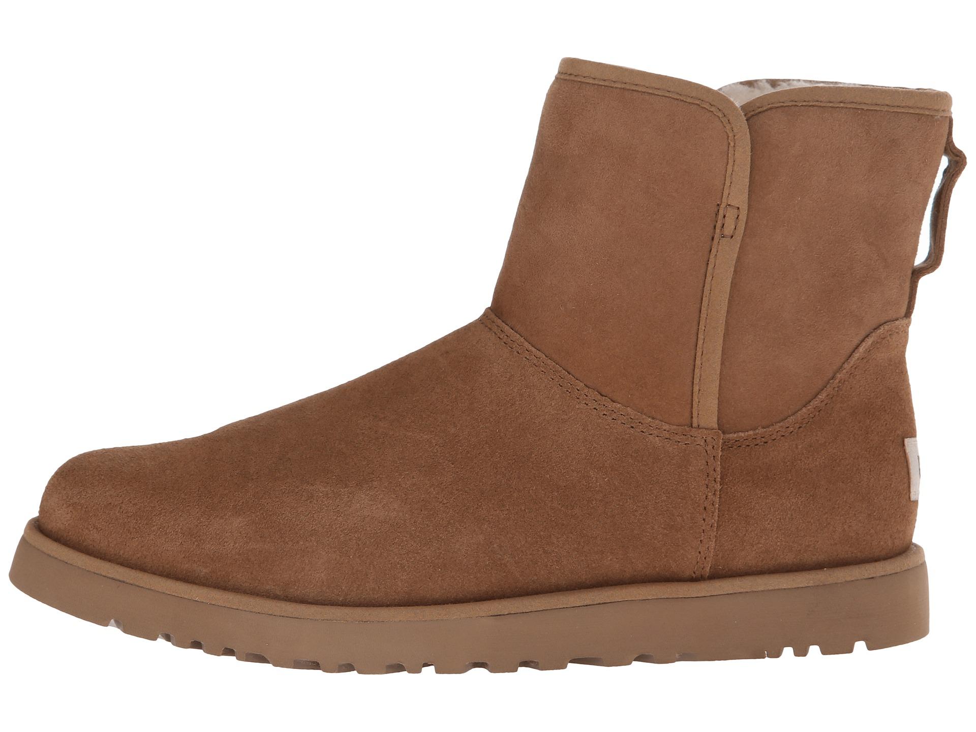 ugg leather boots ankle