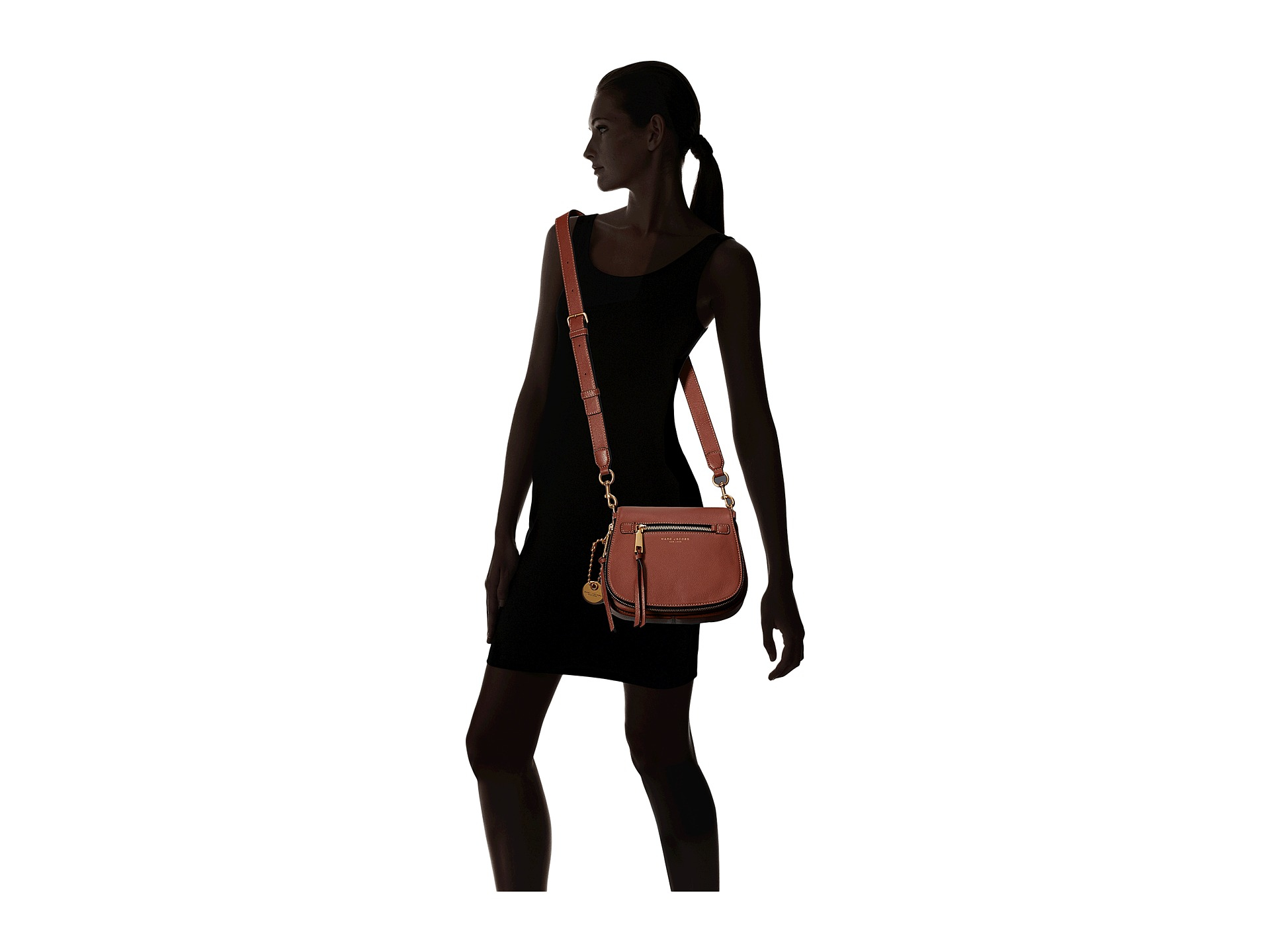 marc jacobs recruit saddle bolsa large