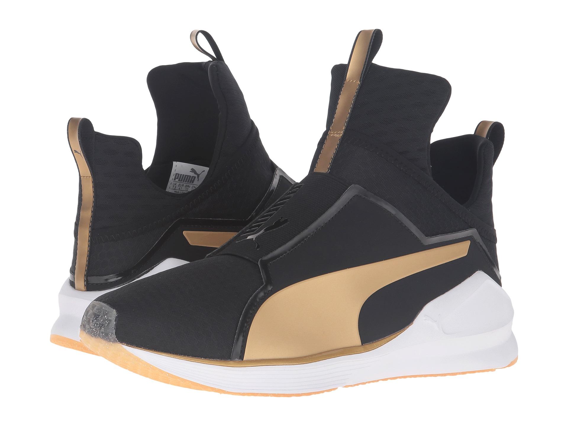 puma fierce black and gold