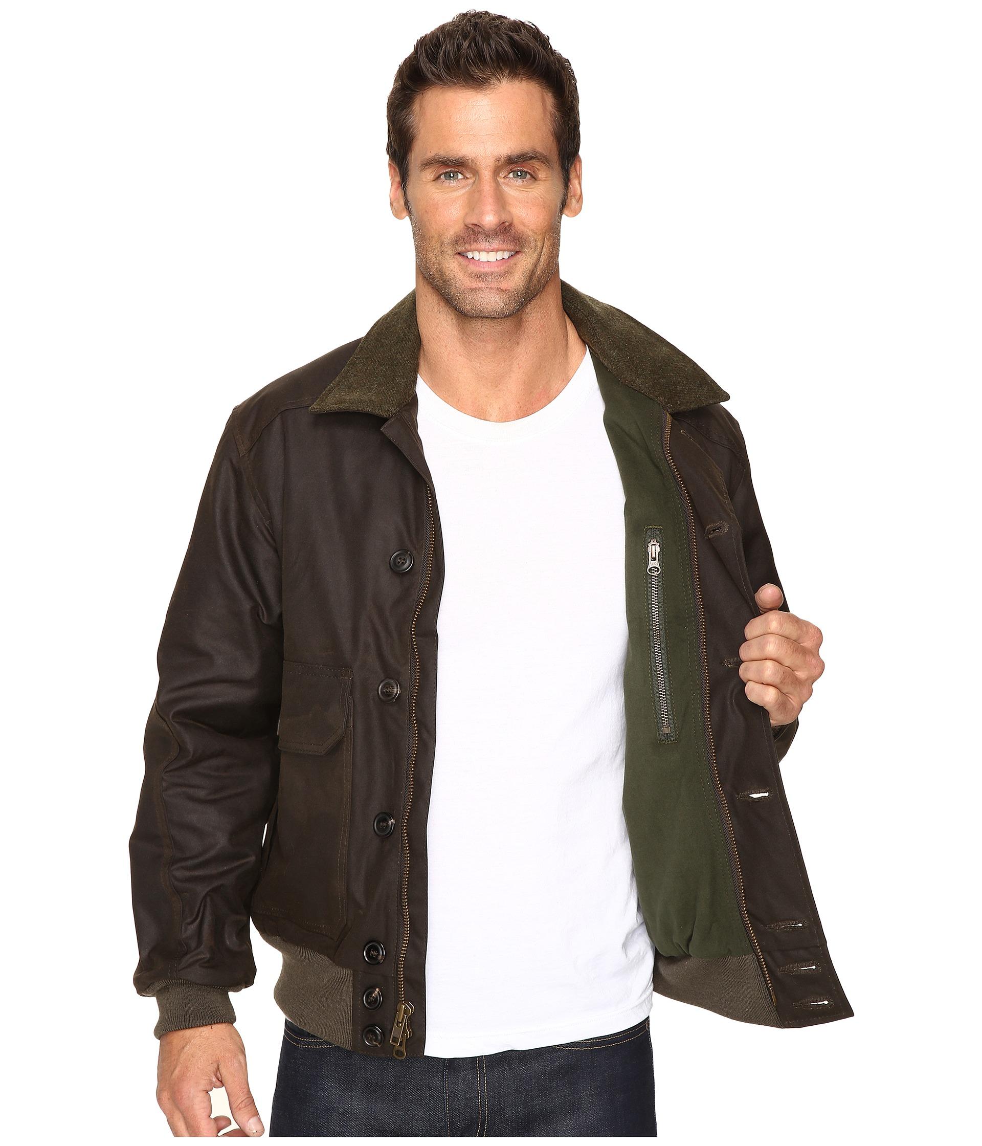 filson ranger oil cloth bomber