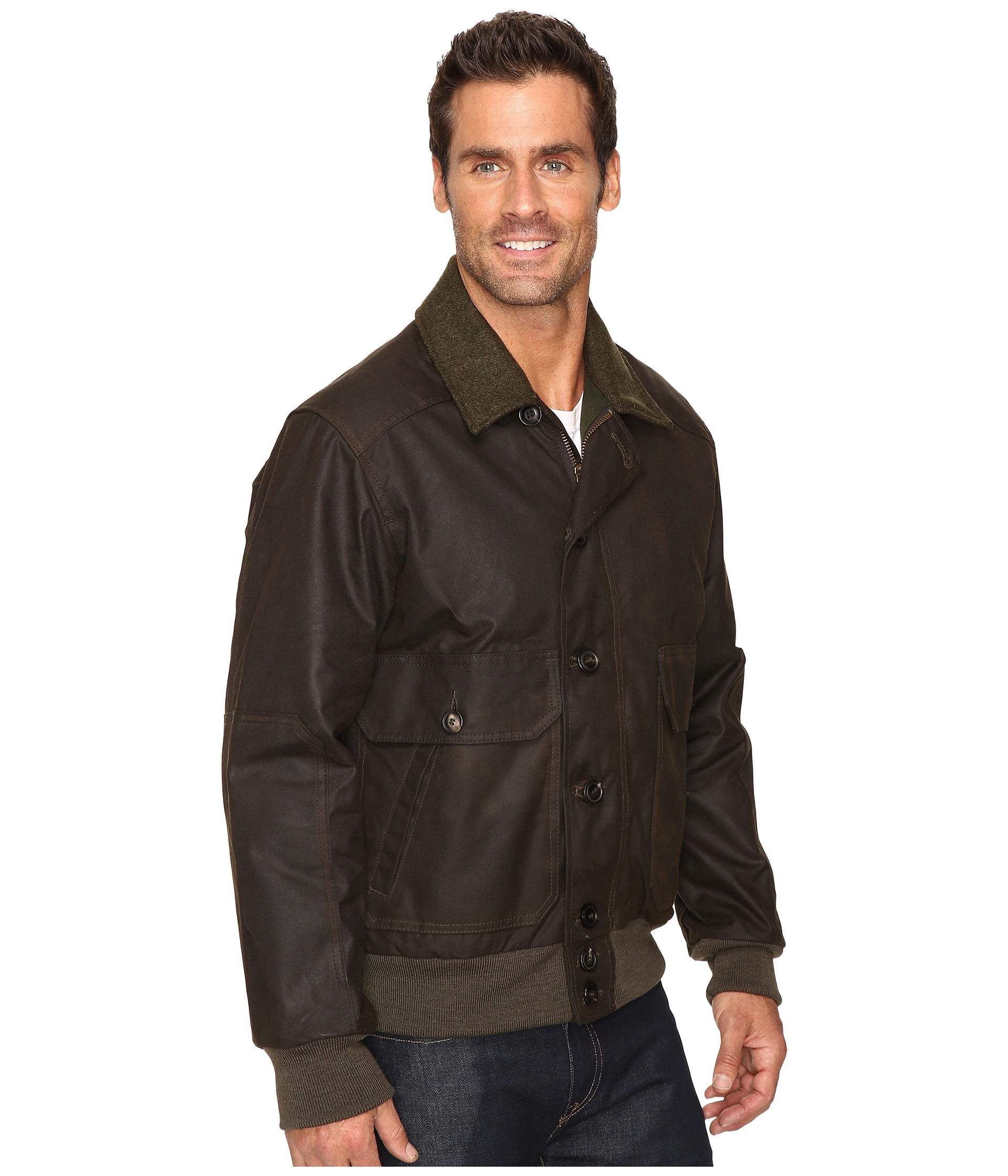 filson ranger oil cloth bomber