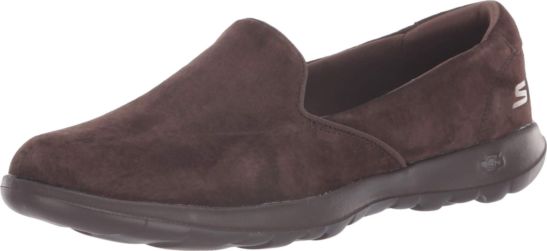 Skechers Go Walk Lite Glam Loafer Flat, Chocolate, 9.5 M Us in Brown | Lyst