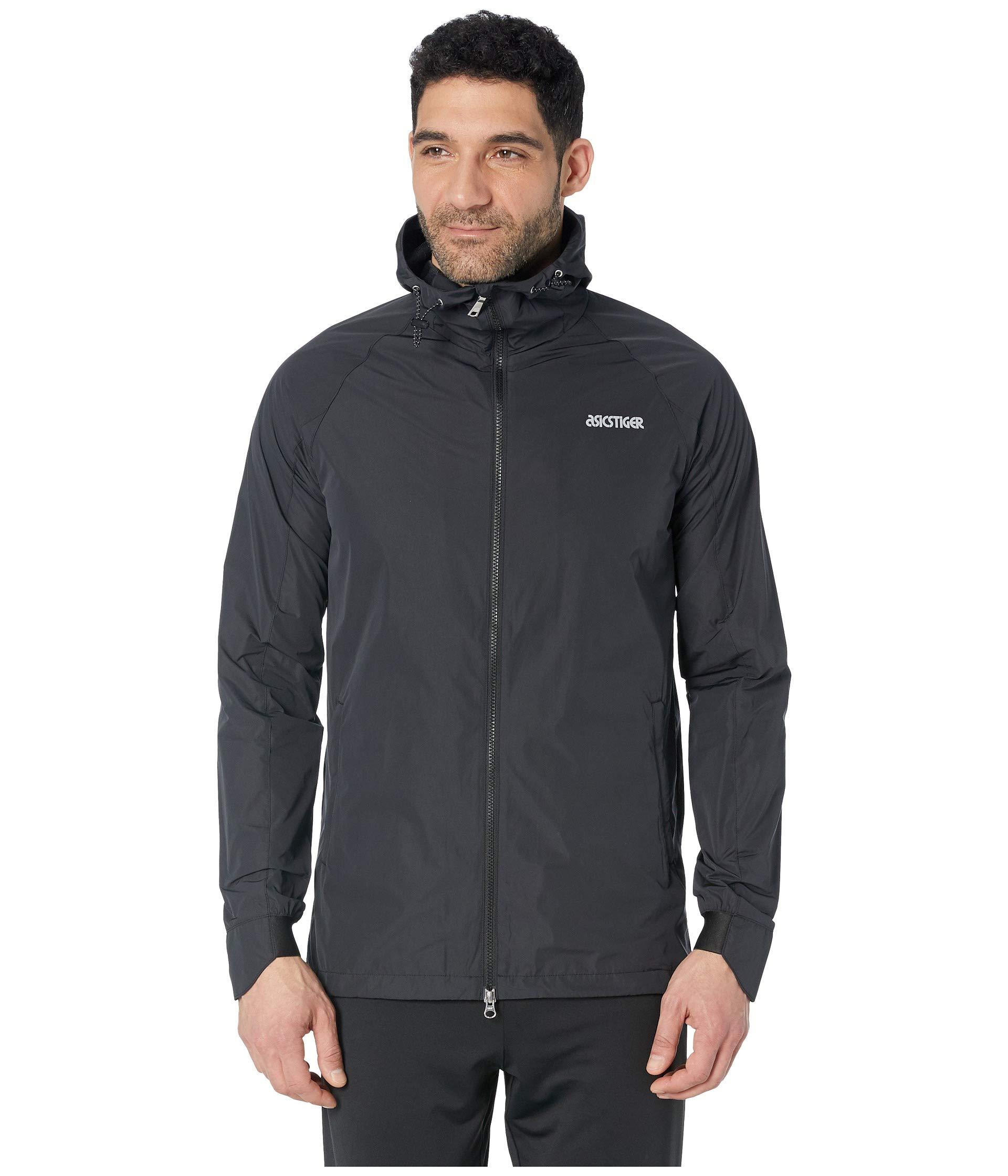 Asics Synthetic Commuter Jacket in Black for Men Lyst