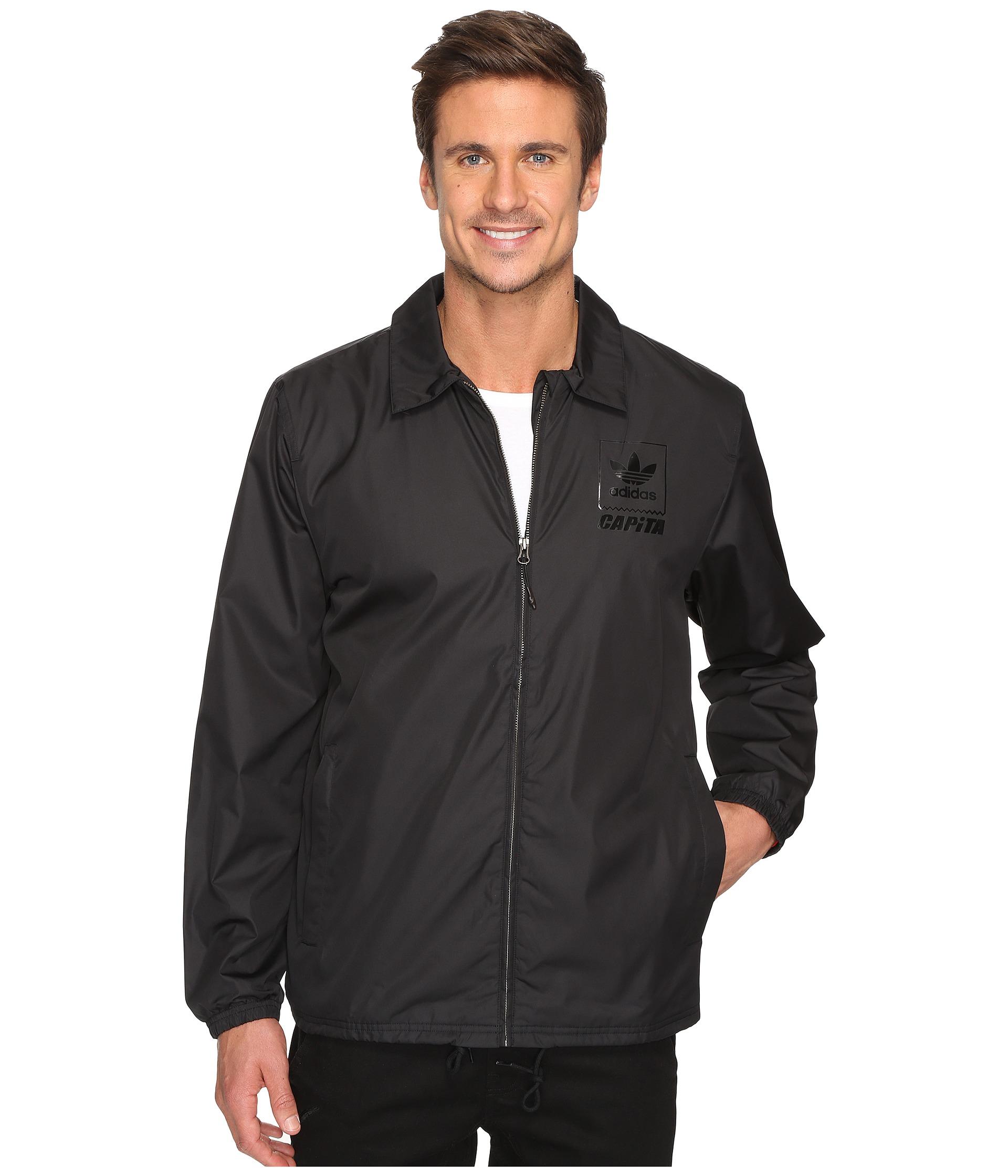 adidas Originals Synthetic Capita Coaches Jacket in Black for Men - Lyst