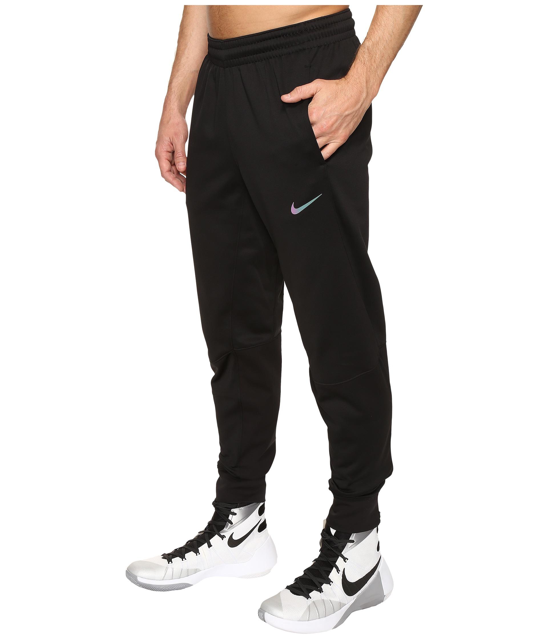 Nike Synthetic Therma Hyper Elite Basketball Pant in Black for Men - Lyst