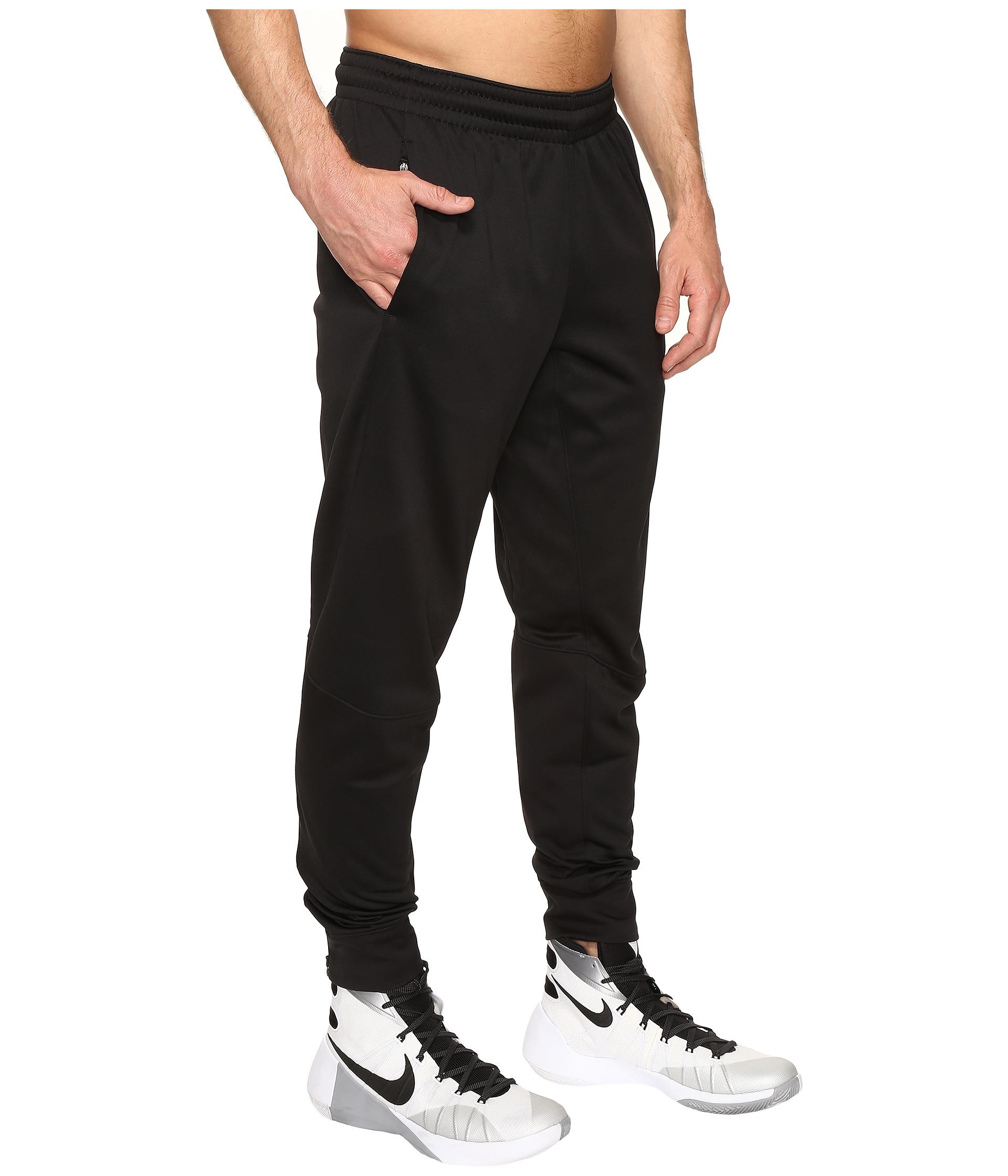Nike Synthetic Therma Hyper Elite Basketball Pant in Black for Men - Lyst