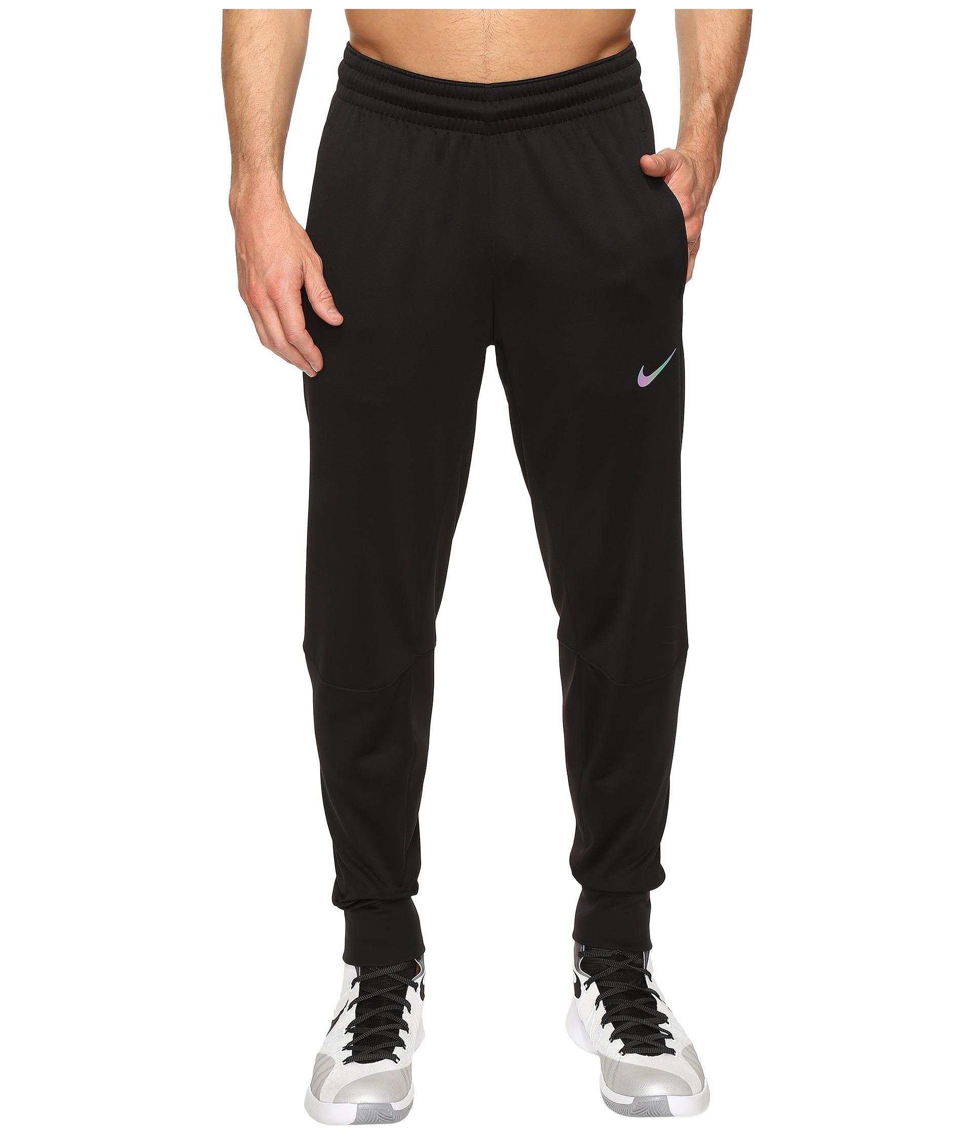Nike Synthetic Therma Hyper Elite Basketball Pant in Black for Men | Lyst