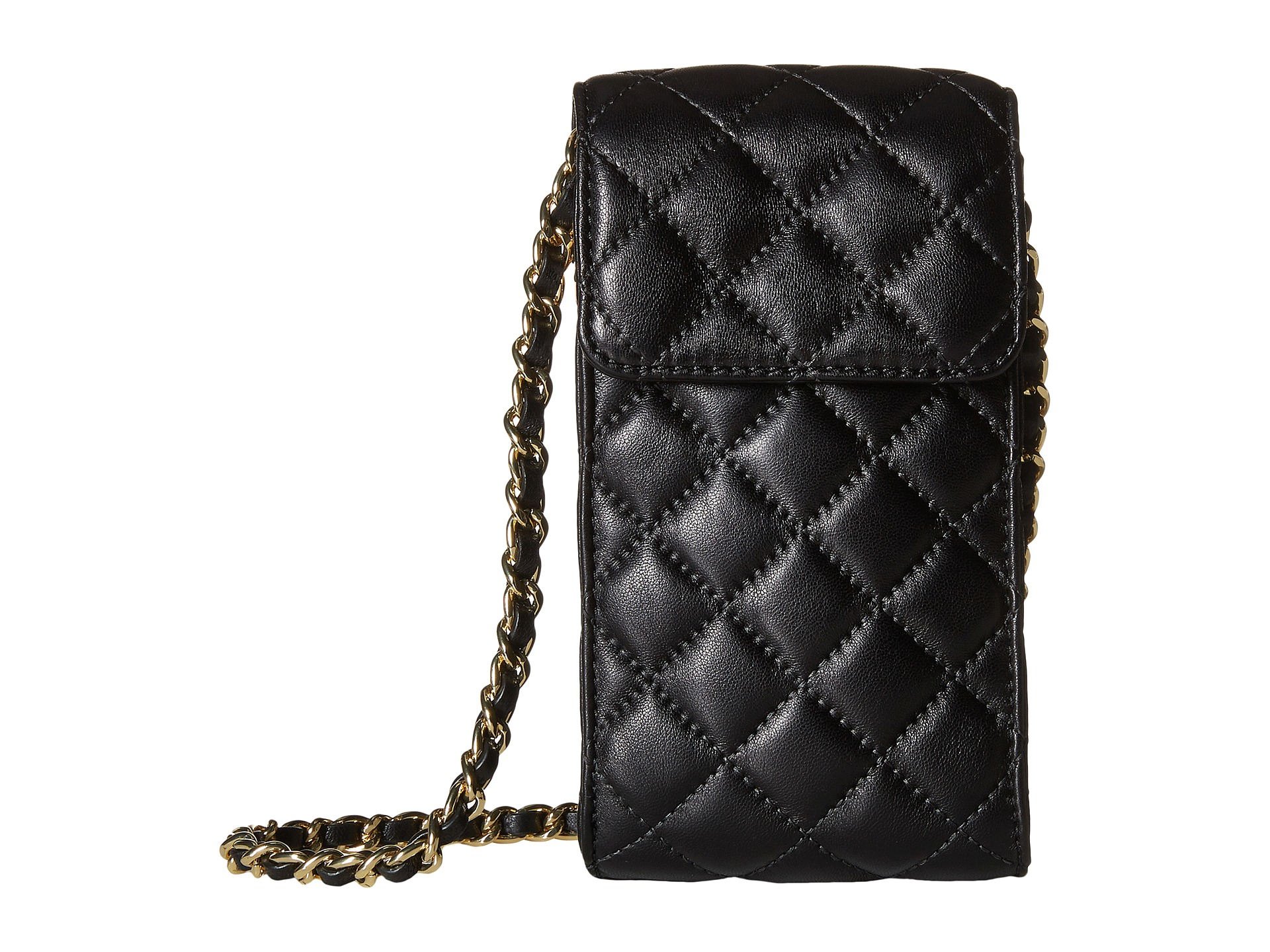 MICHAEL MICHAEL KORS Michael Michael Kors Sloan Phone Quilted Chain Crossbody  Bag, Black. #mi…