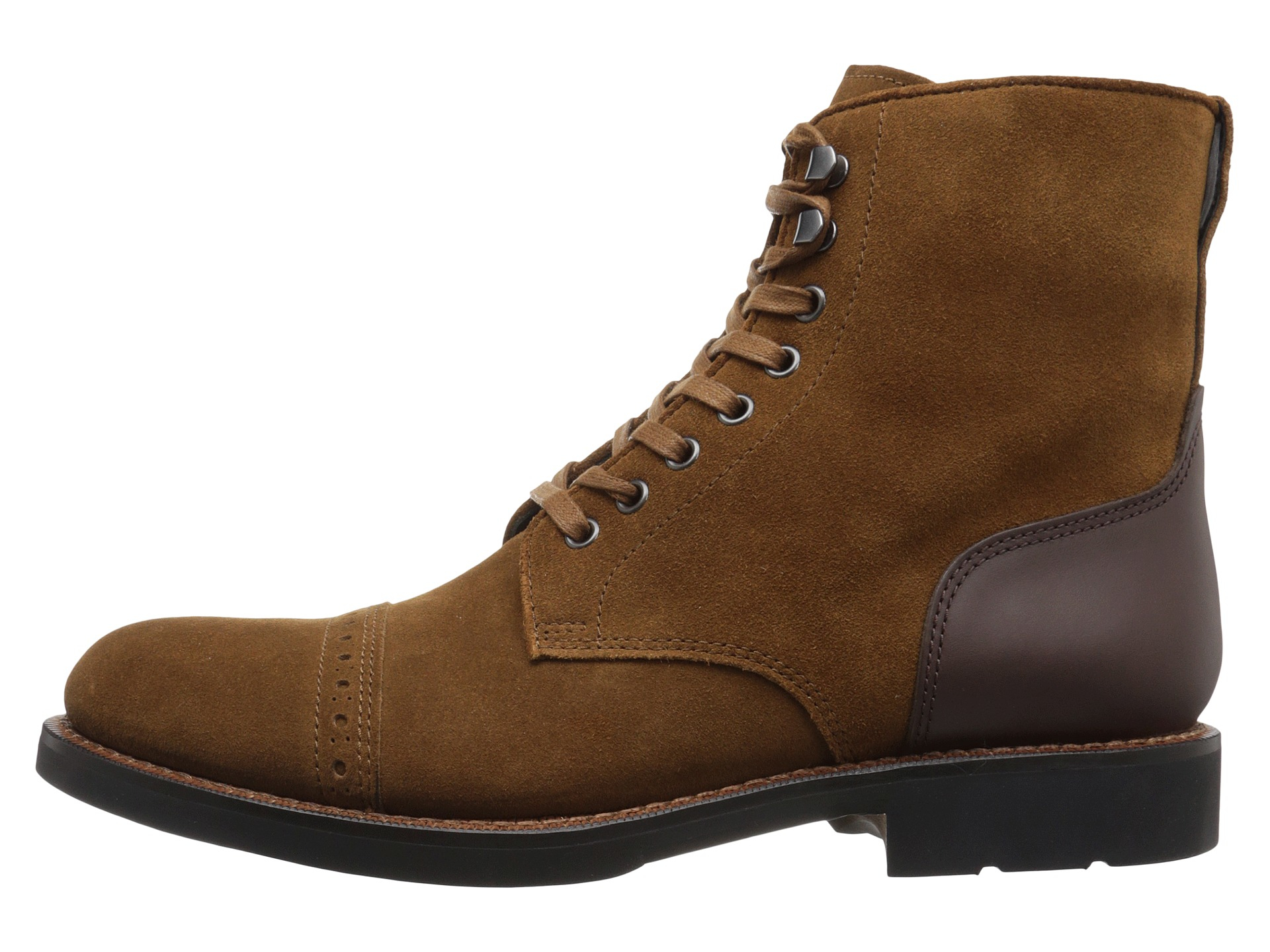 coach bleecker cap toe boots