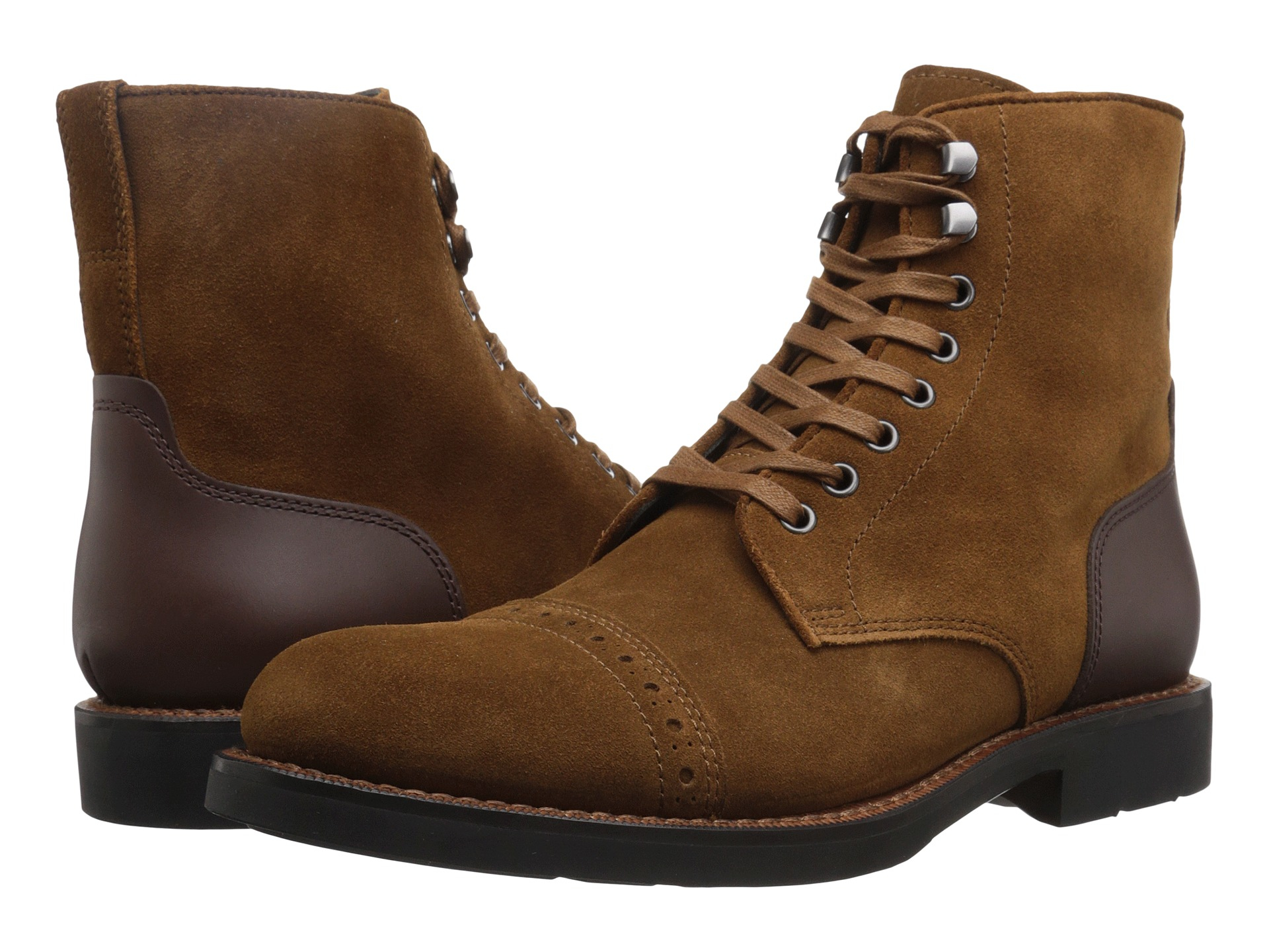 coach bleecker cap toe boots