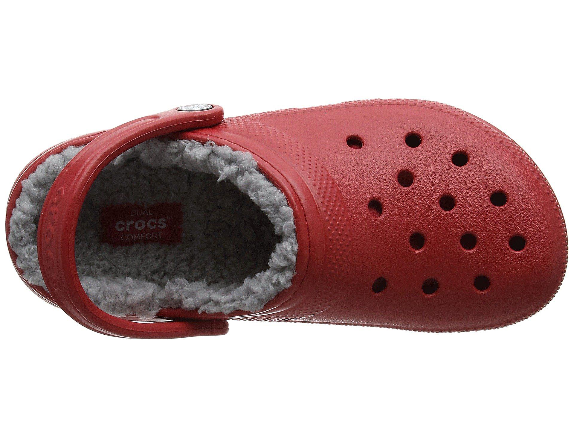 Foran dig Indien Ventilere Crocs™ Classic Lined Clog in Red | Lyst