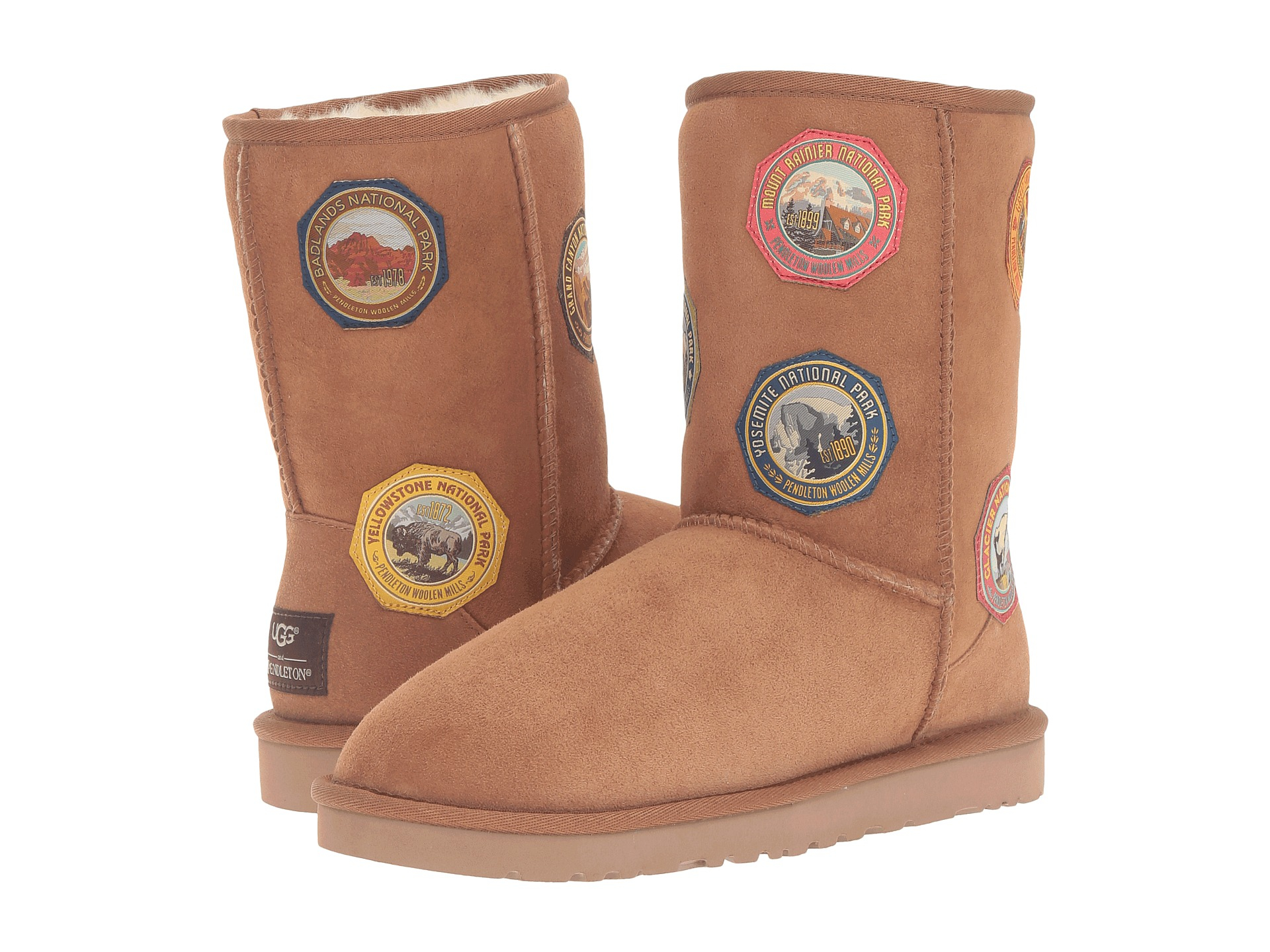 ugg boots with patches