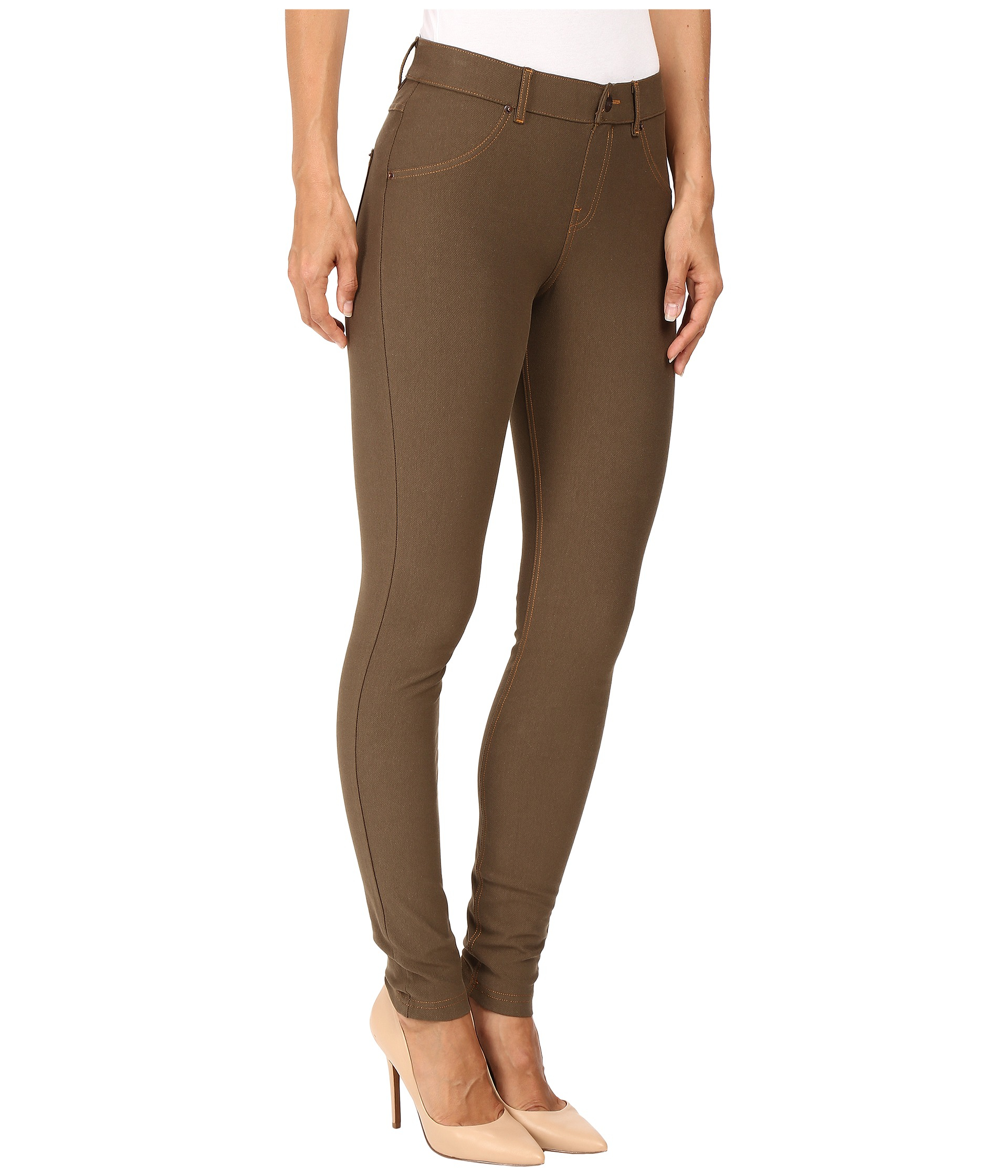 What Color Goes With Brown Leggings Women's
