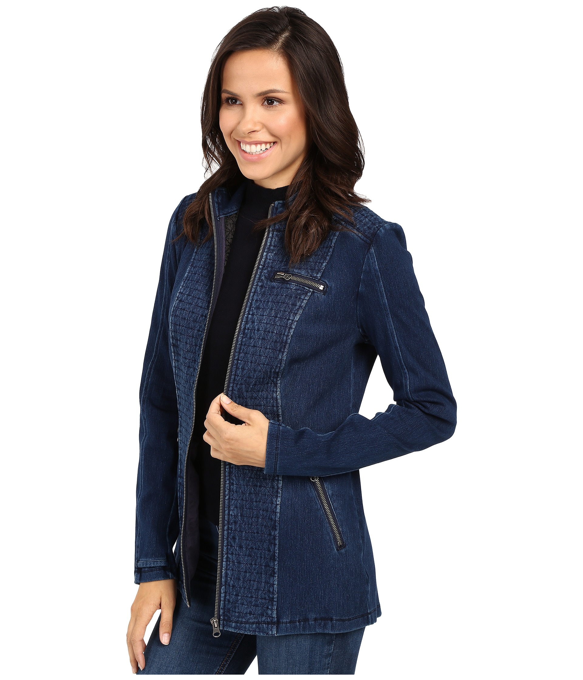 Download Liverpool Jeans Company Denim Quilted Jacket - Lyst