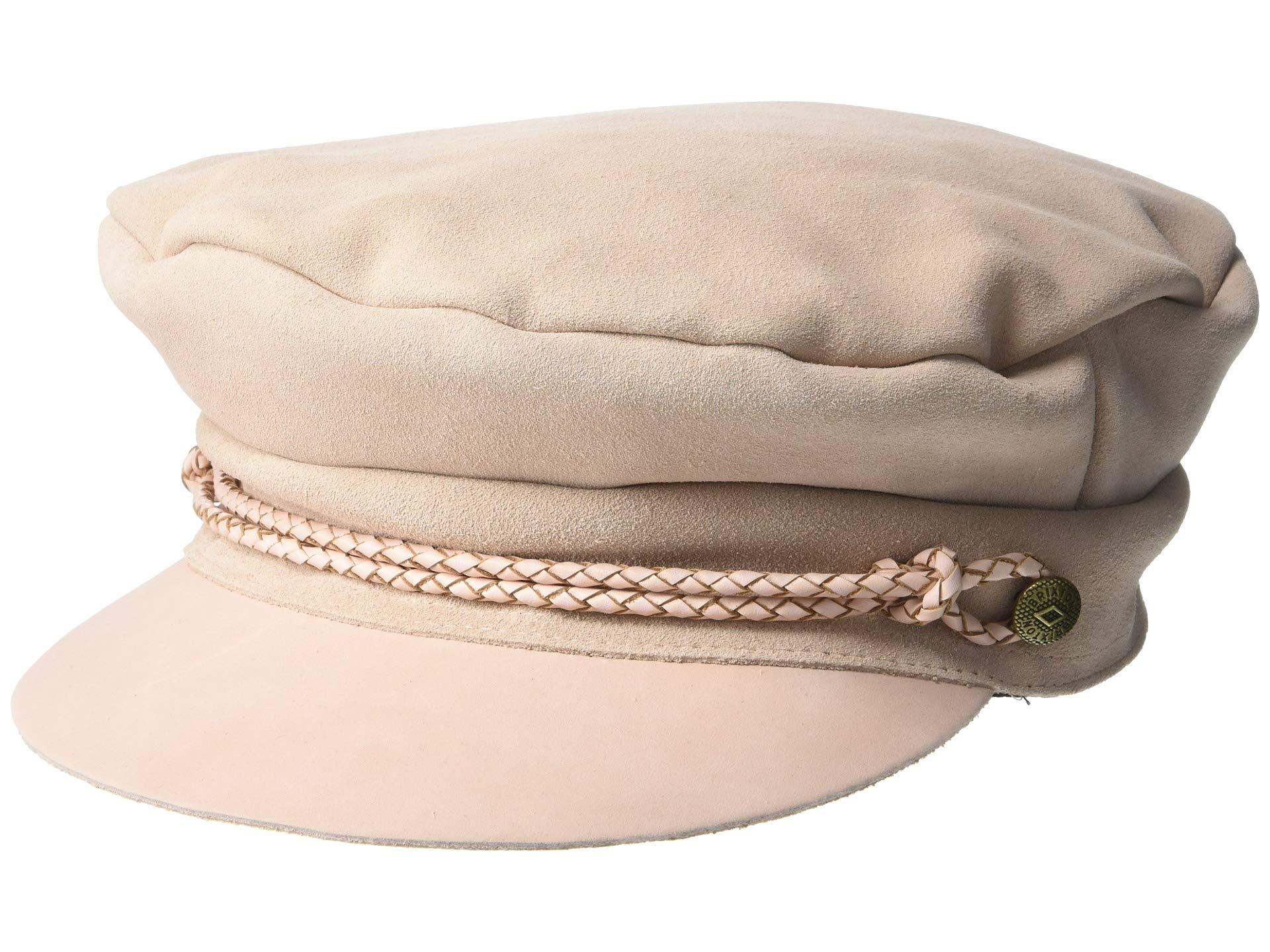 pink brixton hat