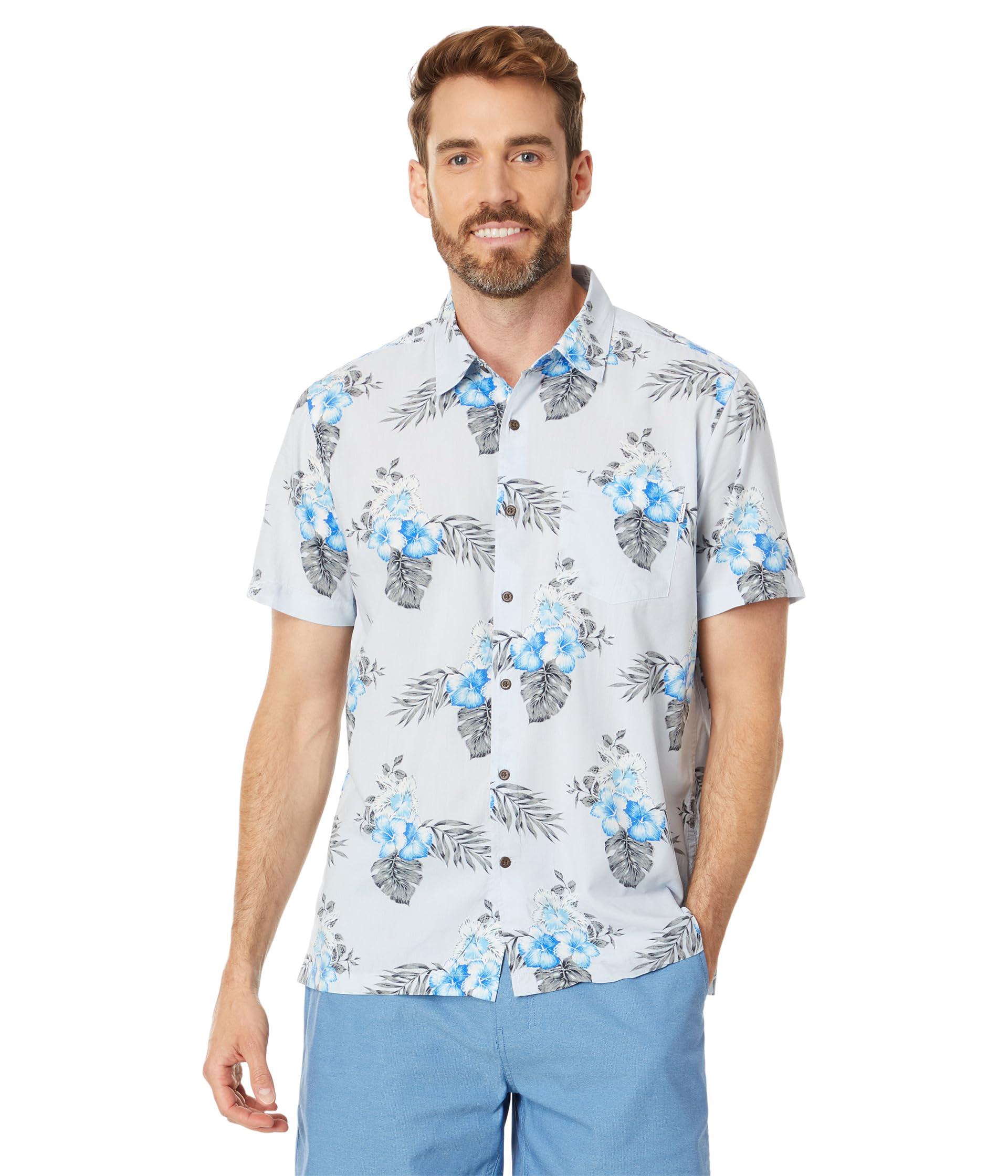 Hurley Rincon Short Sleeve Woven in Blue for Men | Lyst