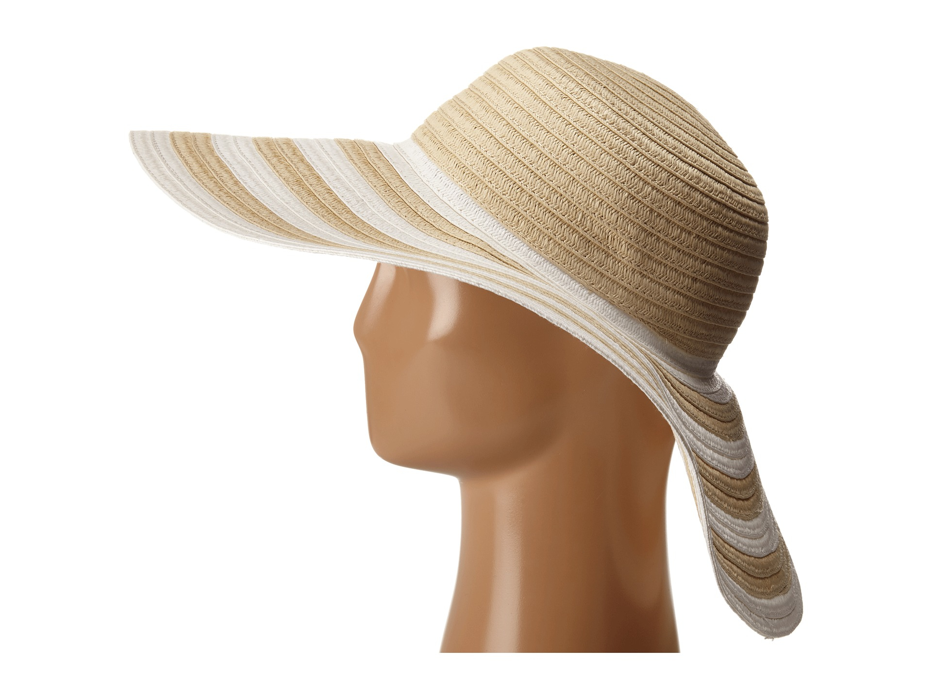 Vera Bradley Sun Hat in Natural Stripe 
