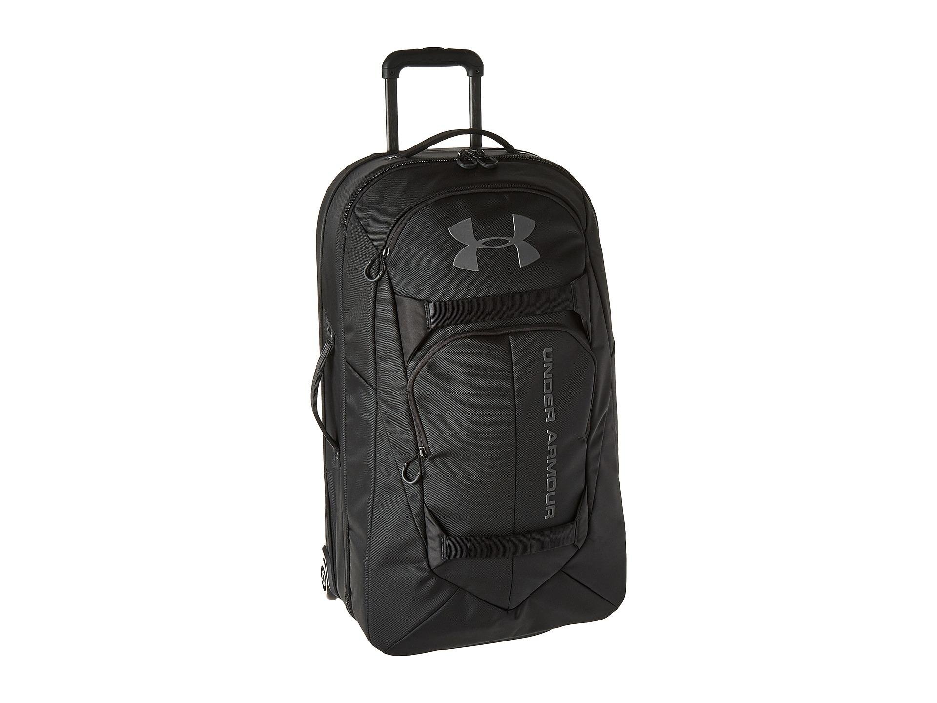 Under Armour Ua At Checked Rolling Bag in Black for Men | Lyst