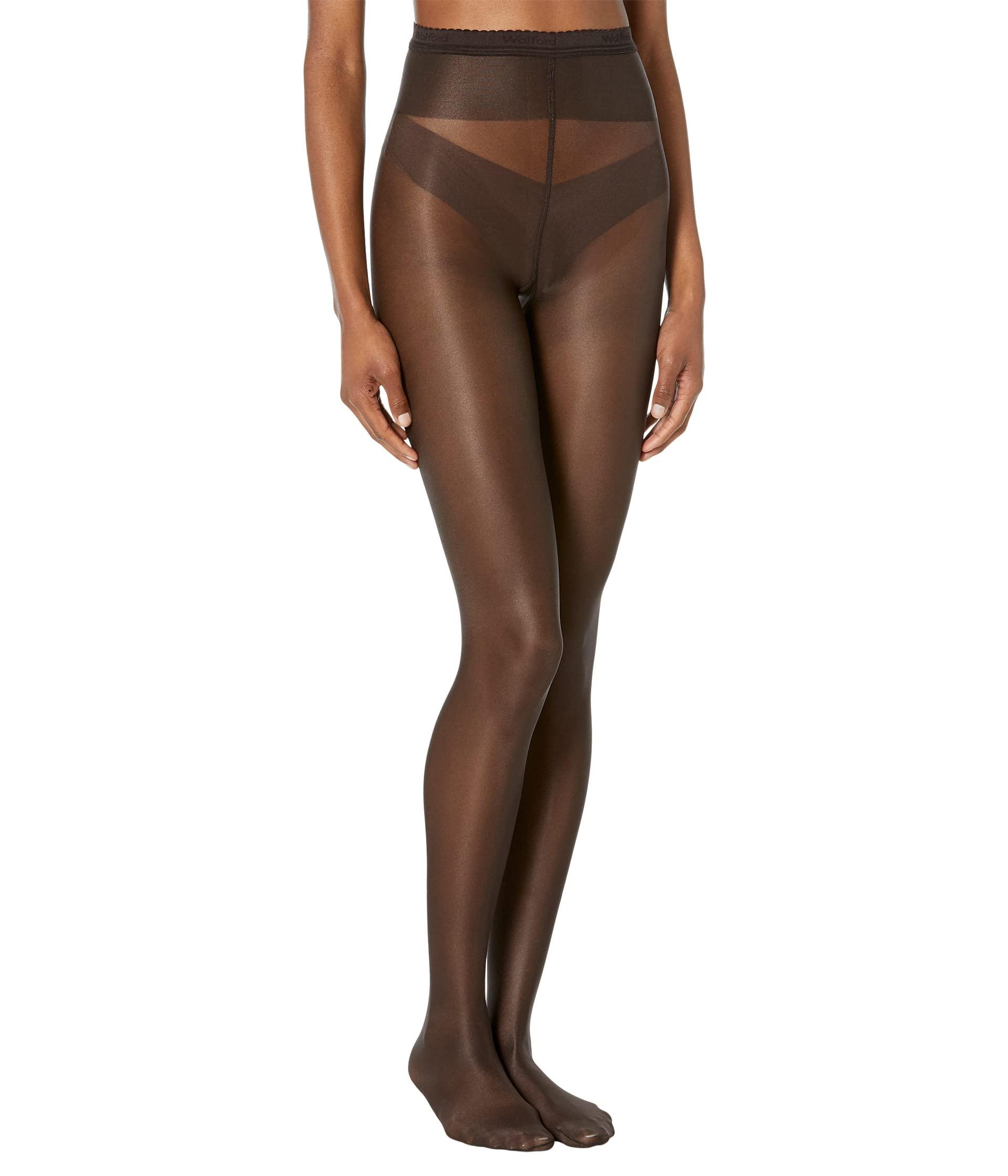 Wolford Cotton Neon 40 Tights in Black 