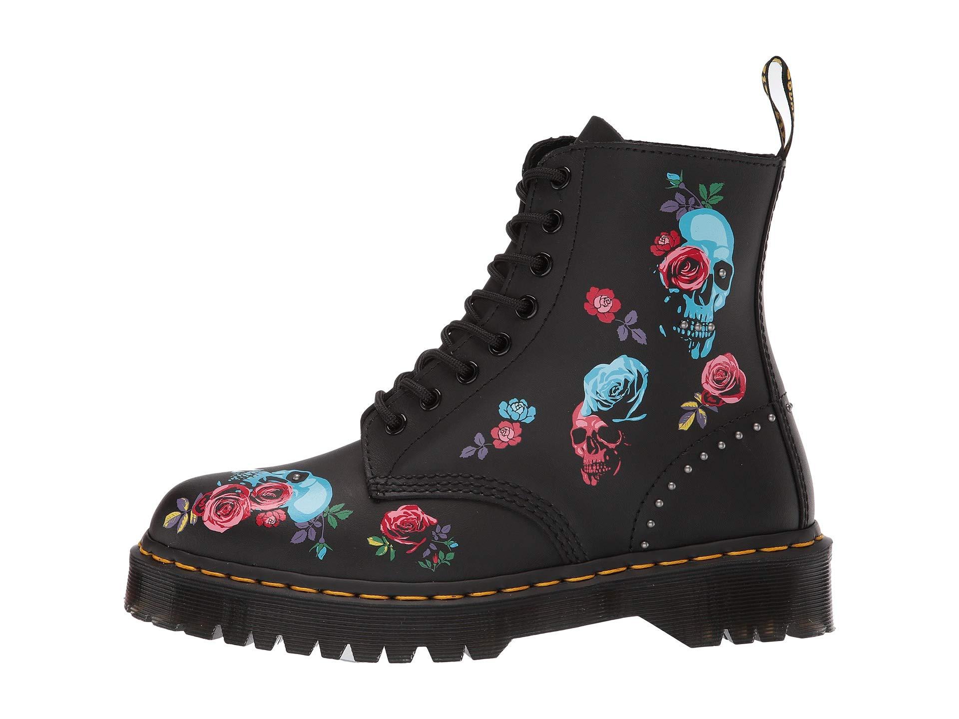Dr. Martens Leather 1460 Pascal Bex Rose Fantasy 24424001, Boots in ...