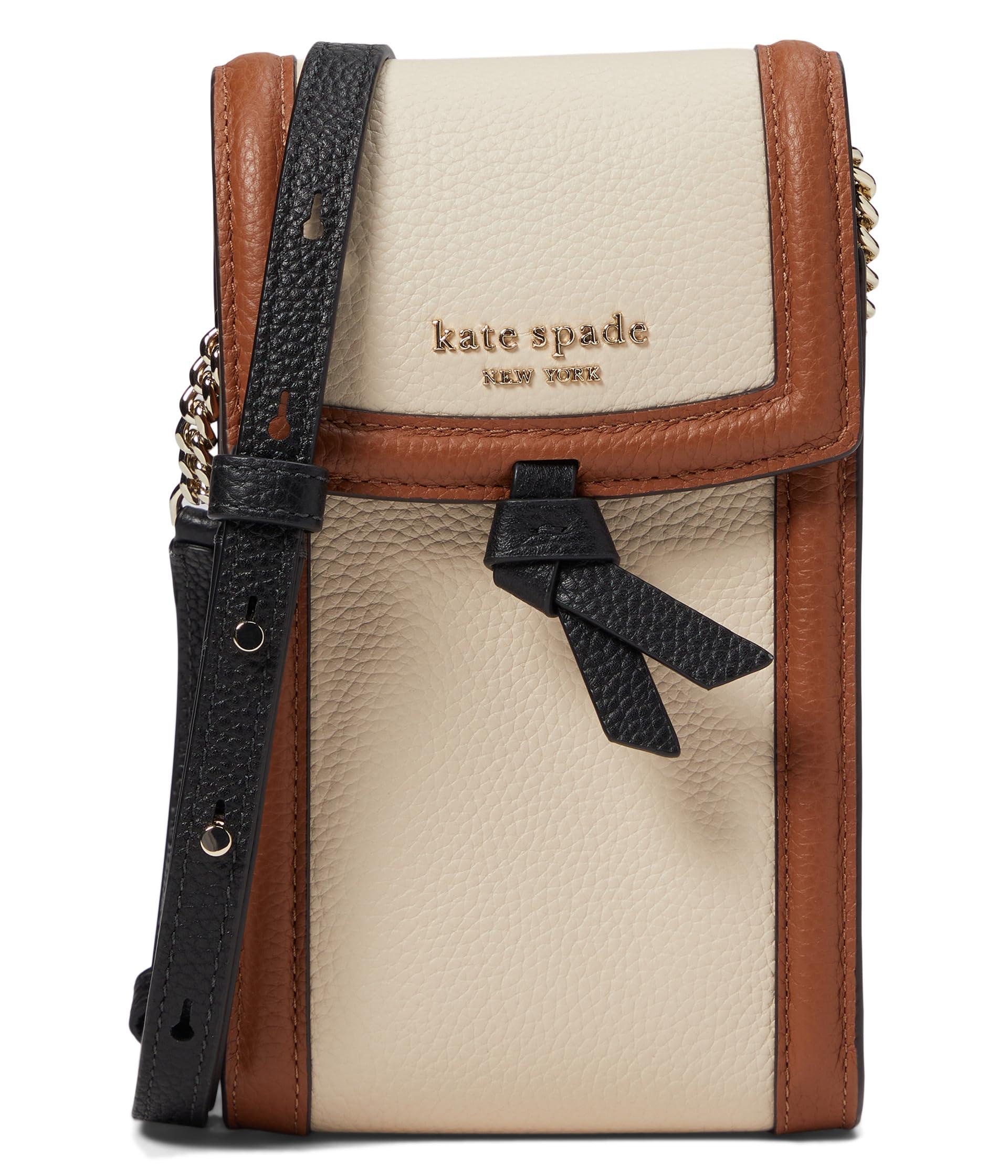 Buy the Kate Spade Pebble Leather Crossbody Bag Beige