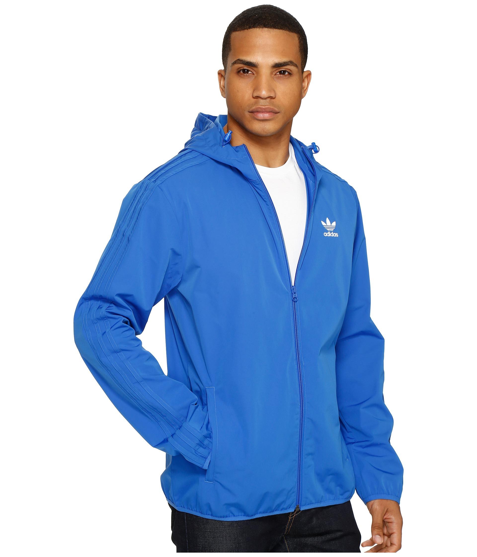adidas windcheater blue