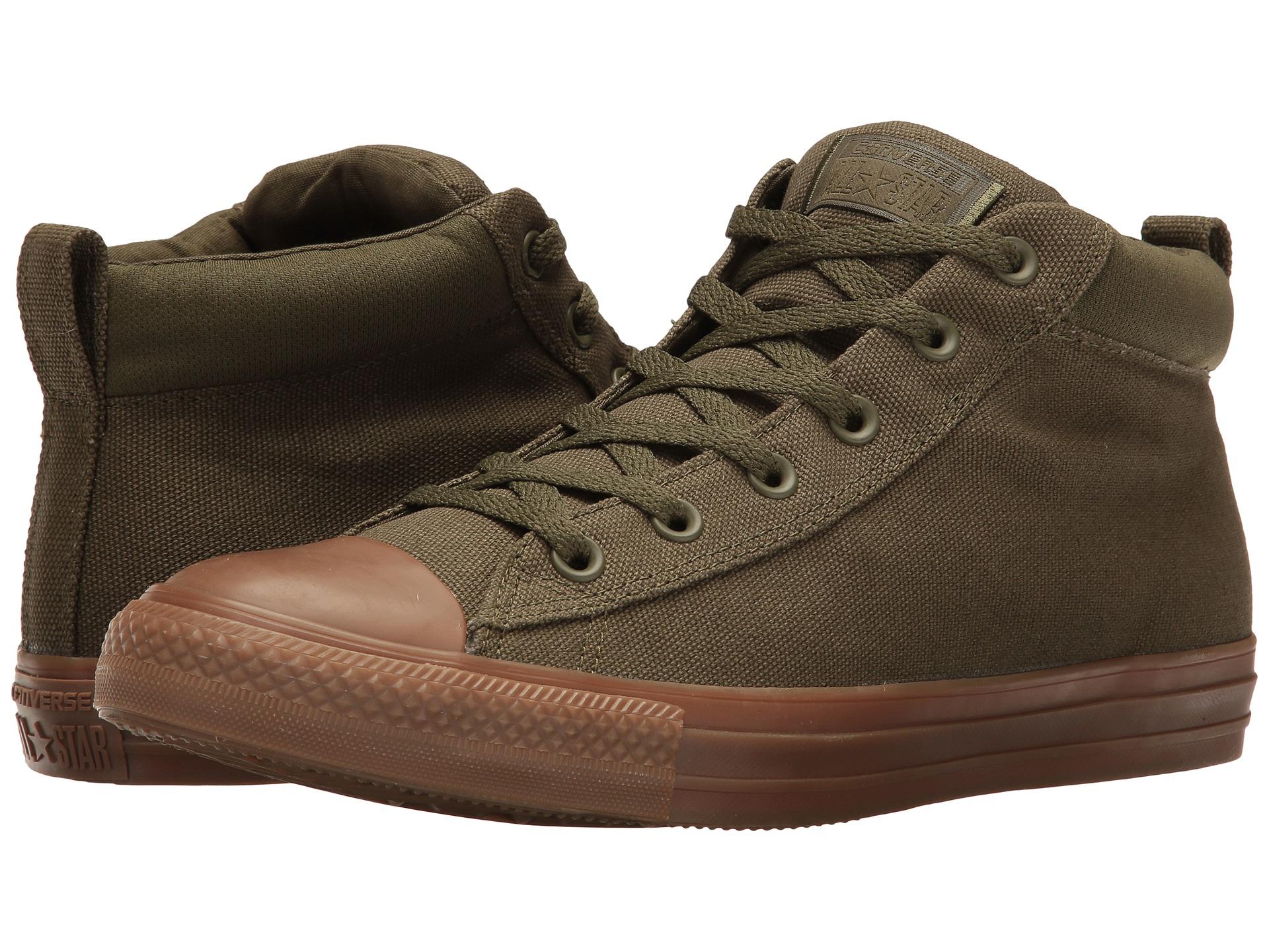 Converse Canvas Chuck Taylor® All Star® Street Gum Mid in Brown for Men |  Lyst
