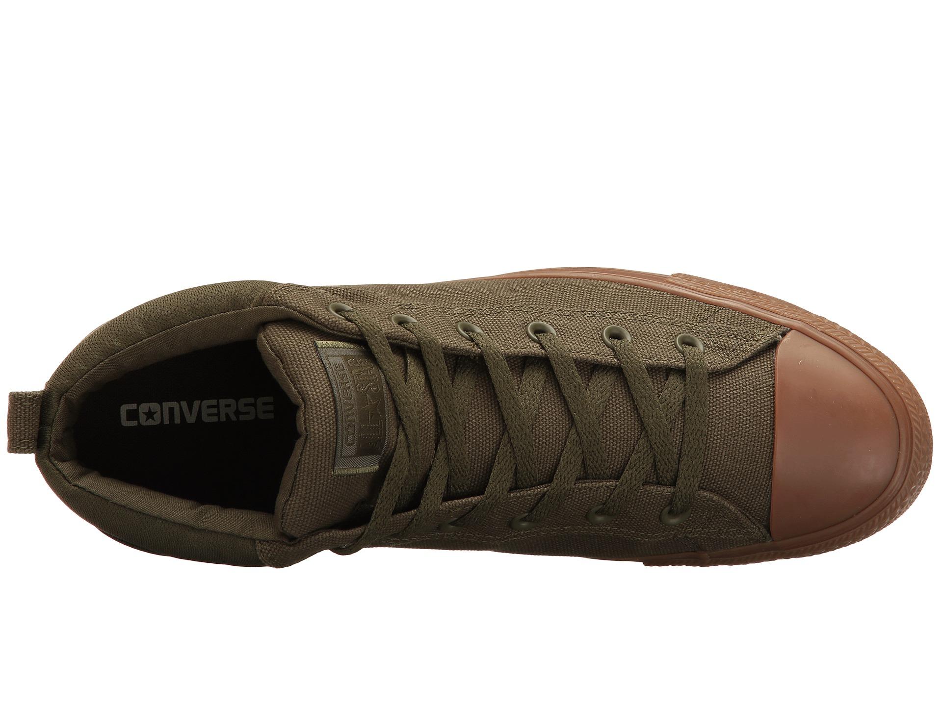 Converse Canvas Chuck Taylor® All Star® Street Gum Mid in Brown for Men |  Lyst