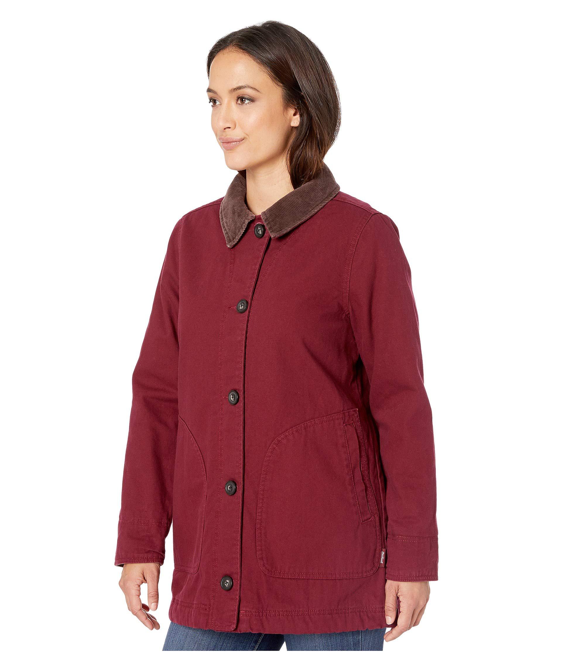 Woolrich Cotton Dorrington Barn Jacket In Red Save 25 Lyst