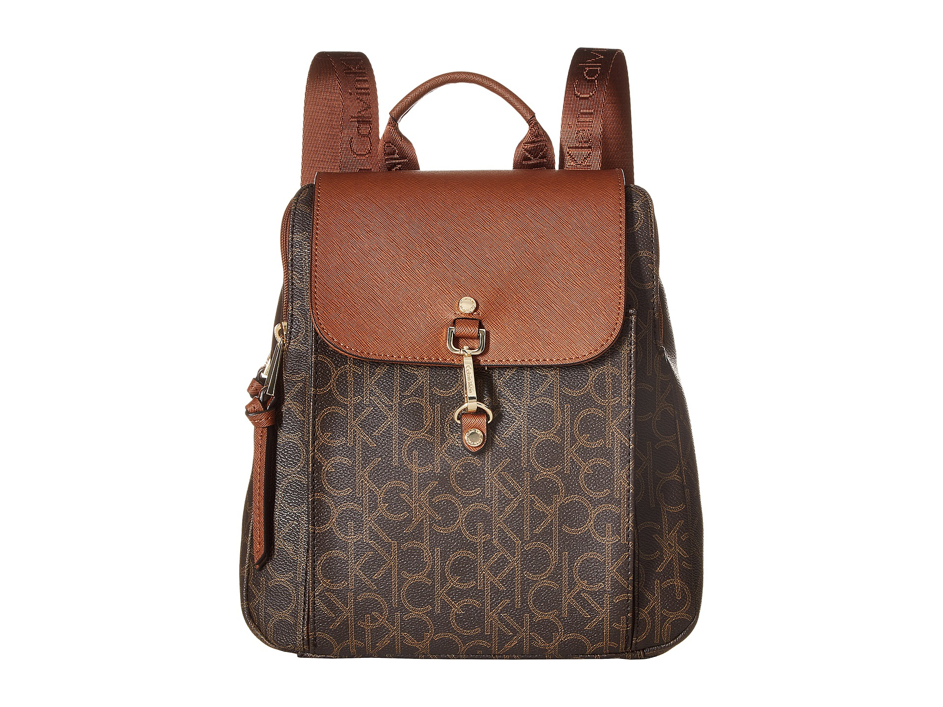 Etna Het apparaat Subjectief Calvin Klein Hudson Monogram Backpack in Brown | Lyst