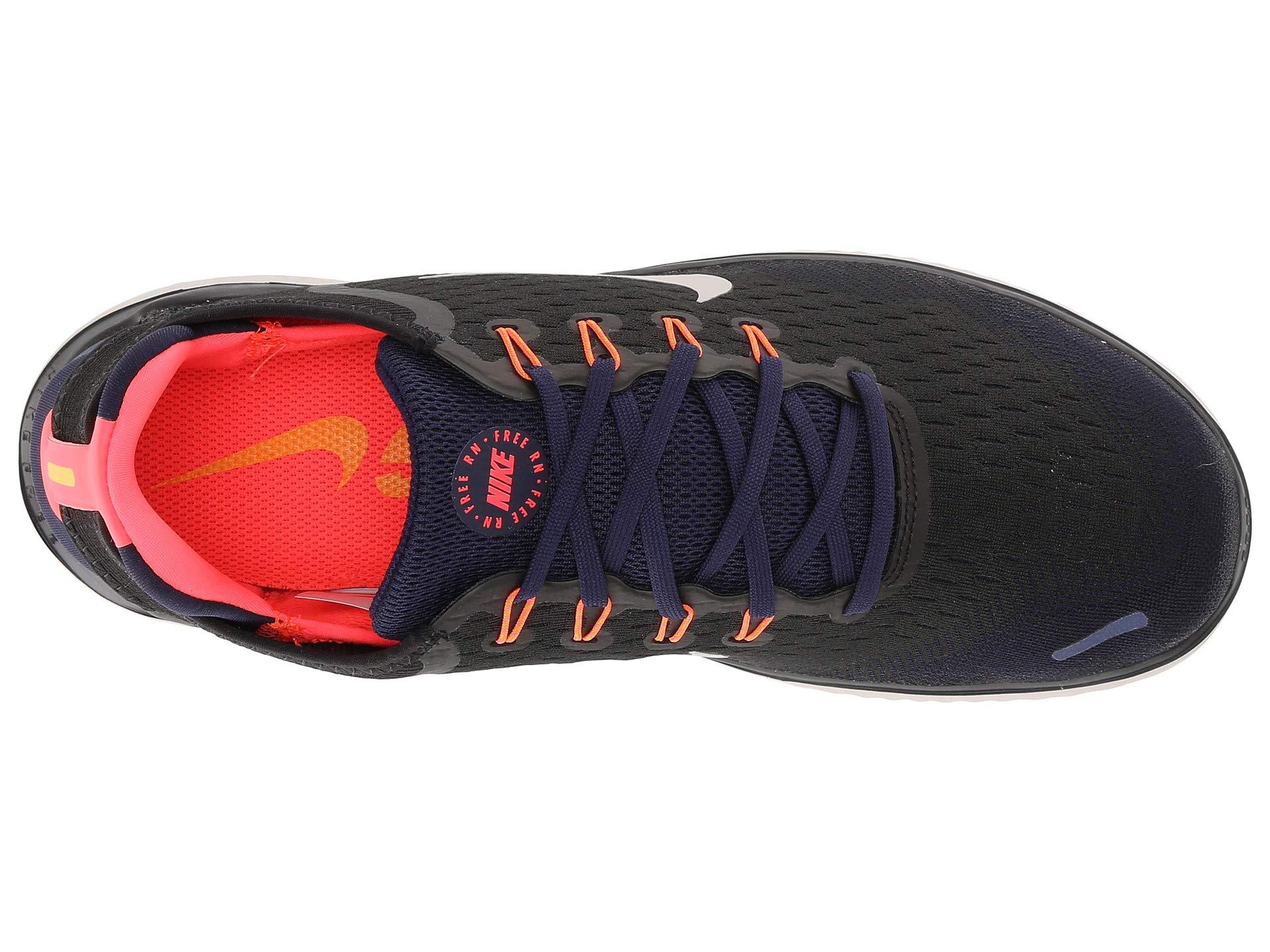 Nike Synthetic Free Rn 18 Black White Men S Running Shoes For Men Lyst