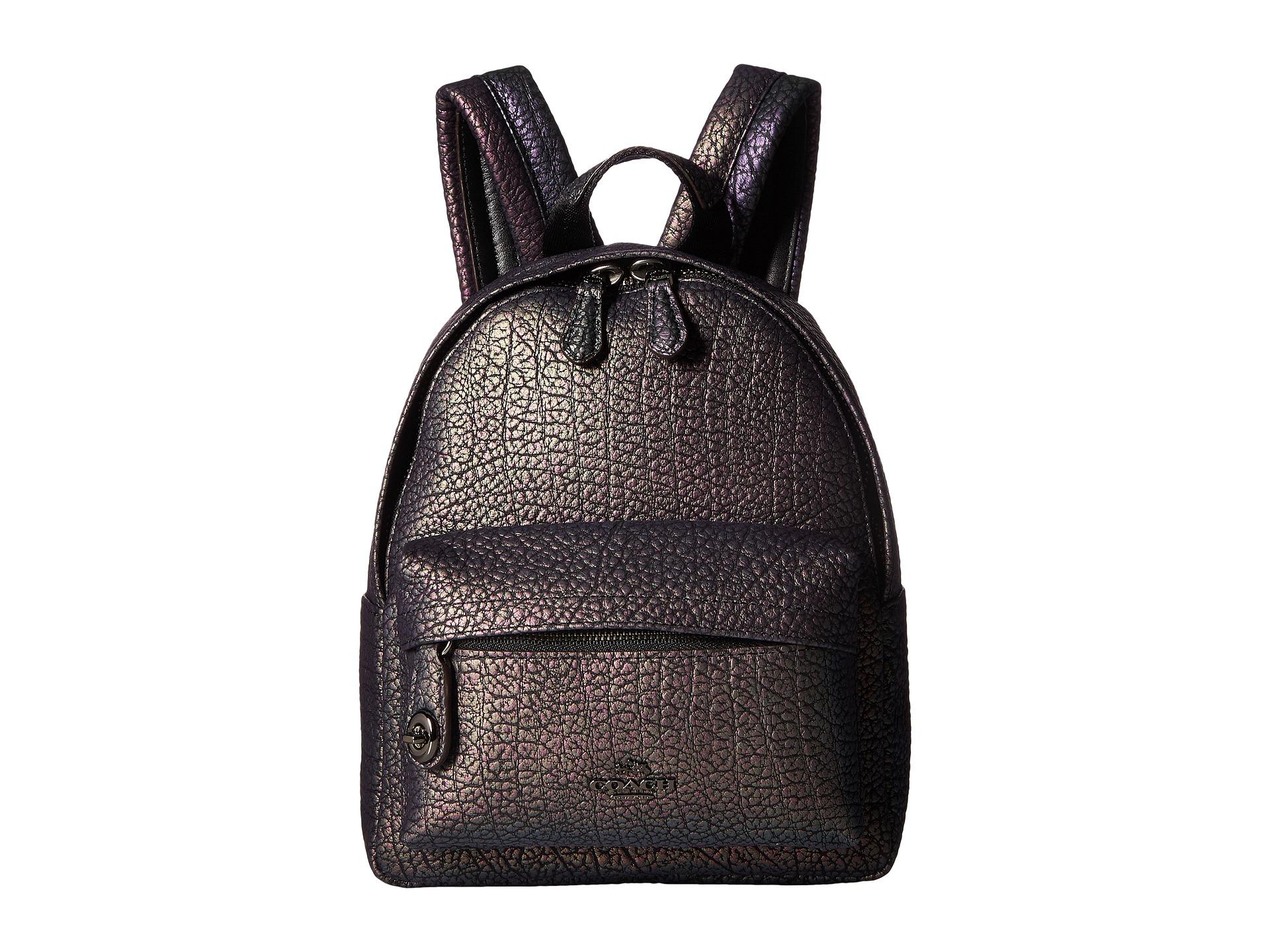 COACH Leather Hologram Mini Campus 