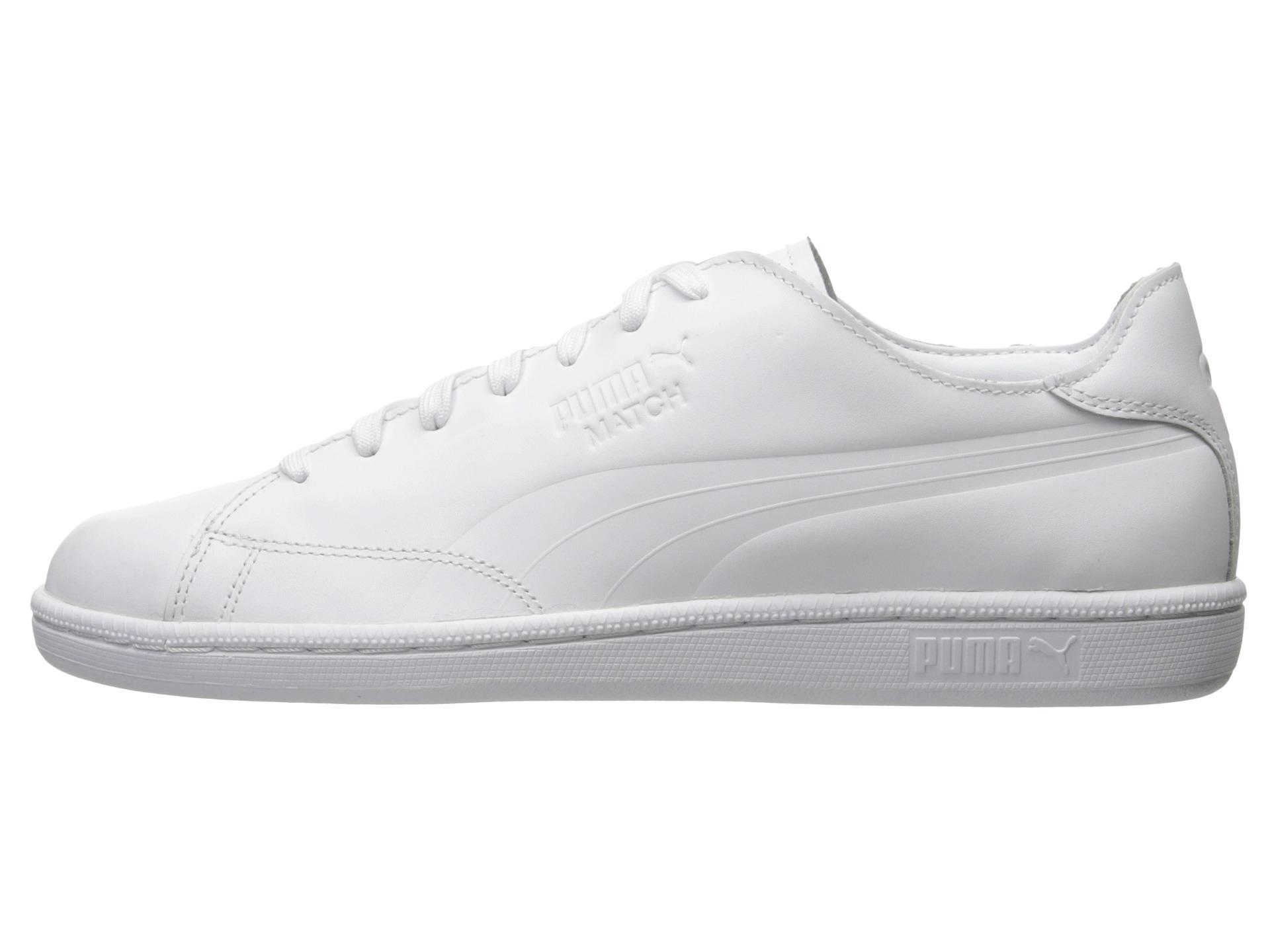 PUMA Leather Match Clean Fashion Sneaker in White for Men - Lyst