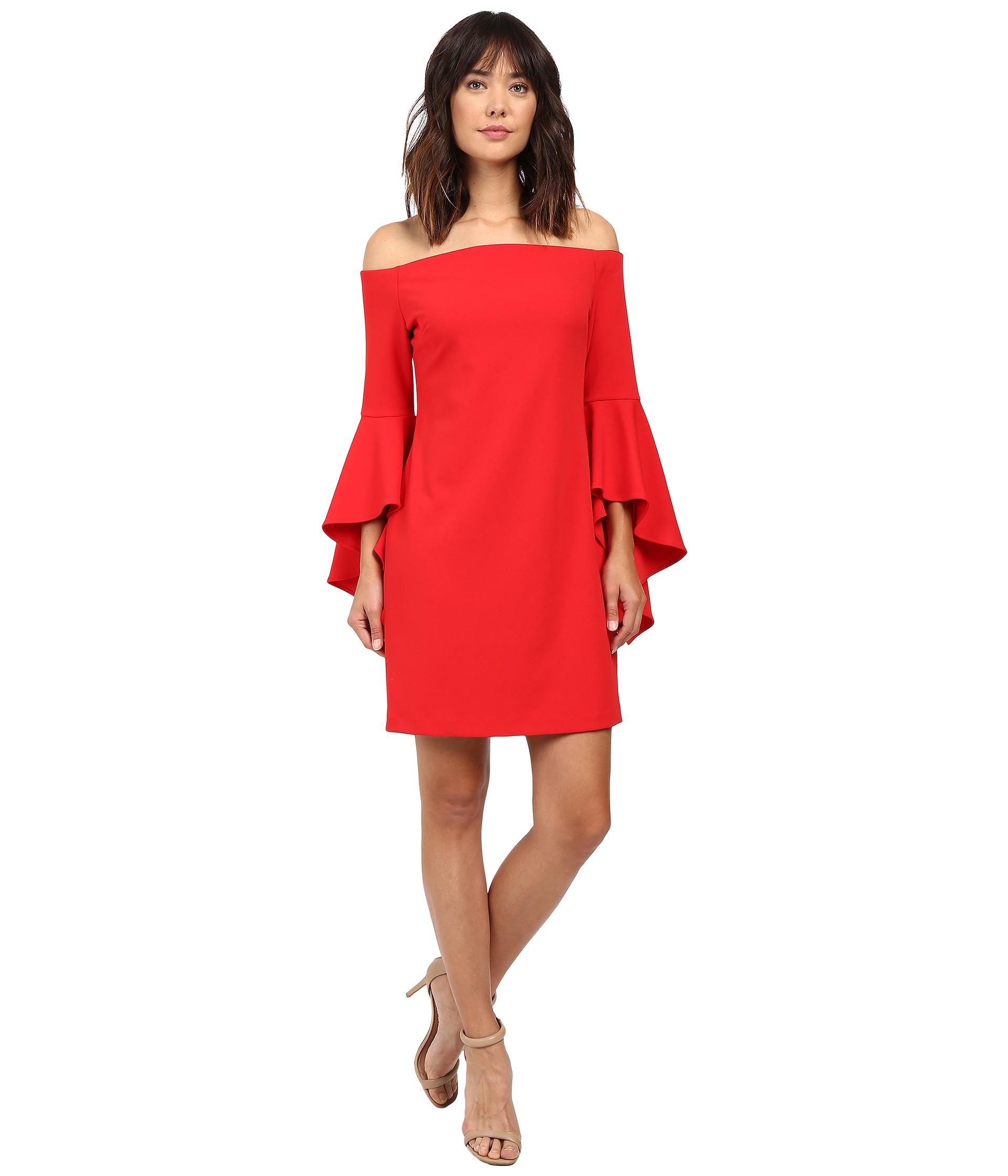 vince camuto red dress