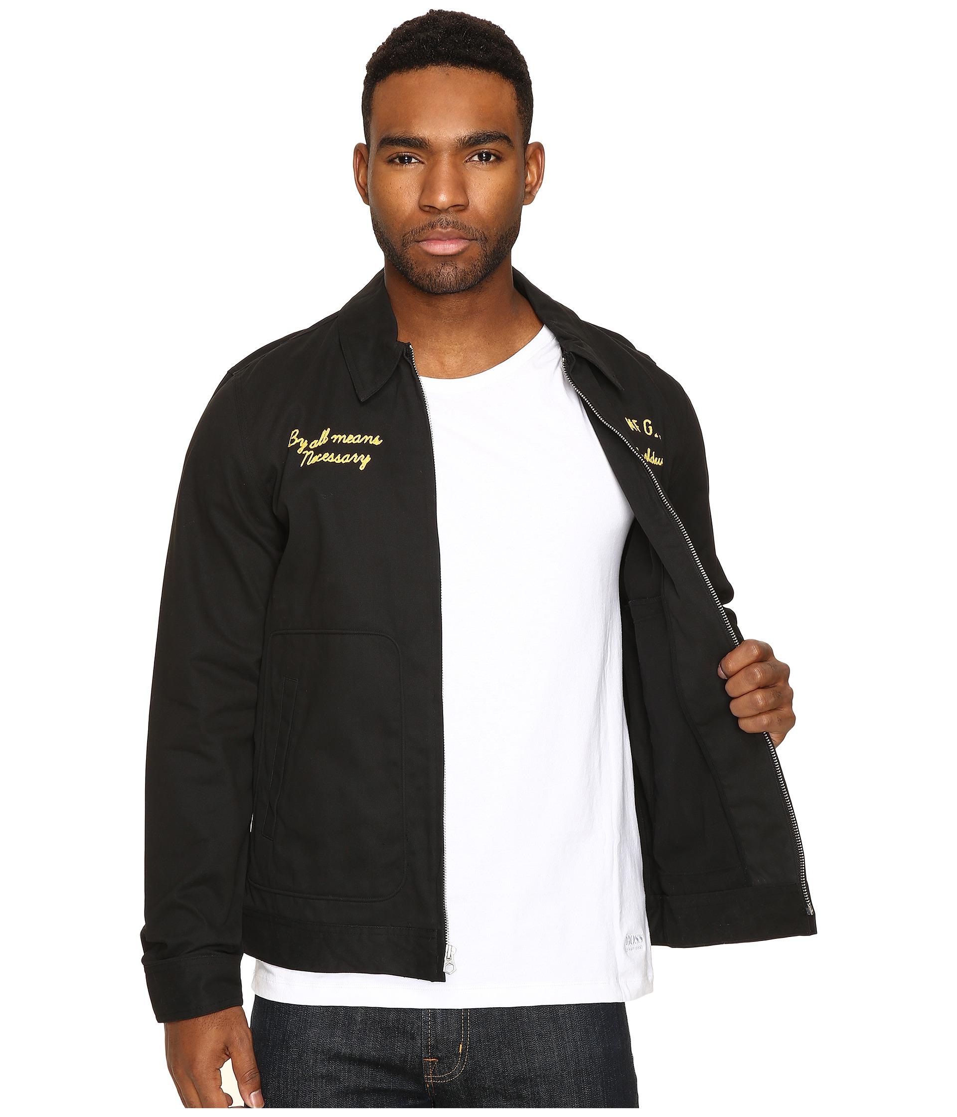 black mechanic jacket