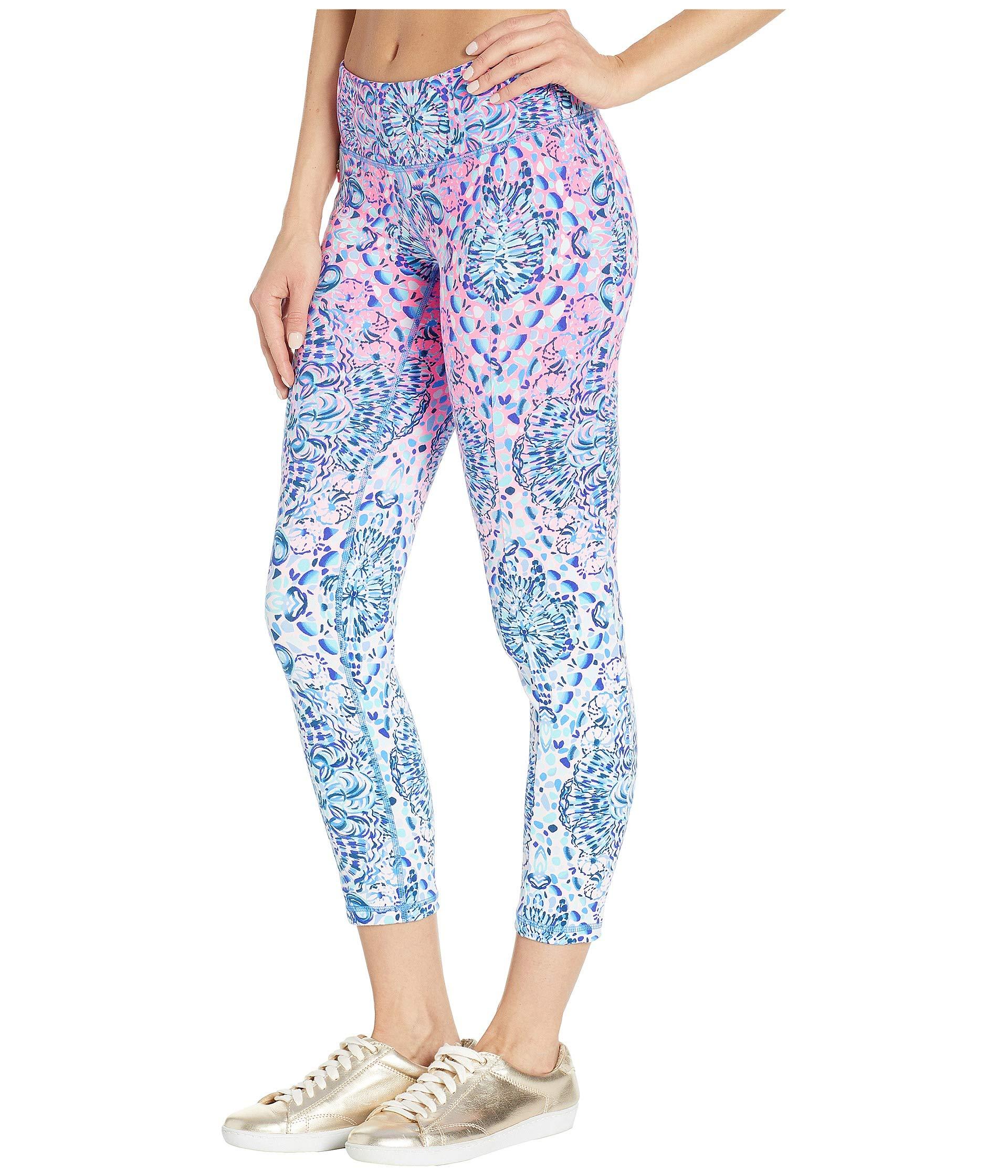 Lilly Pulitzer Synthetic Upf 50+ Weekender Midi Leggings in Blue - Lyst