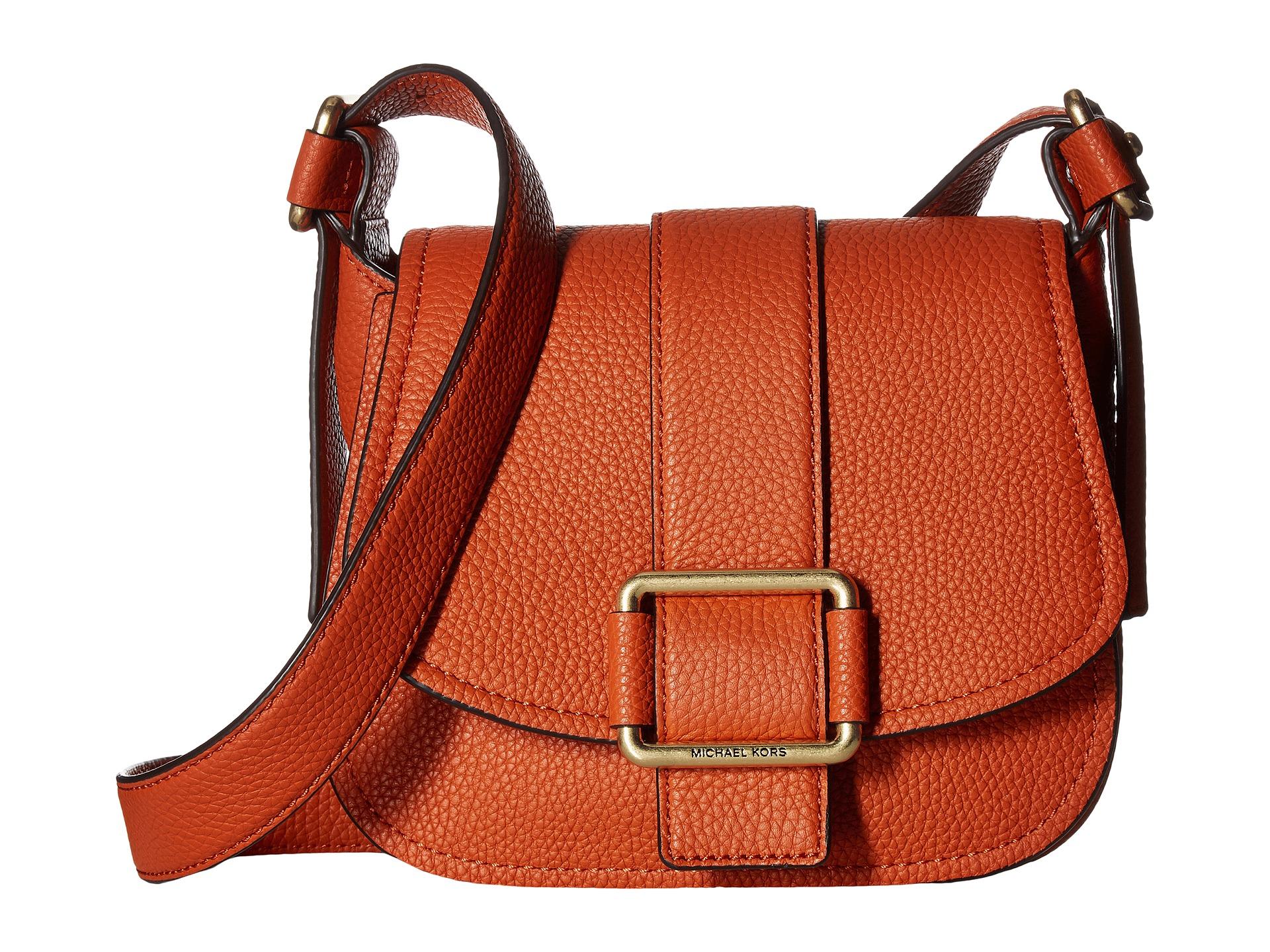 MICHAEL Michael Kors Leather Crossbody Bags Handbag Women in Orange Lyst