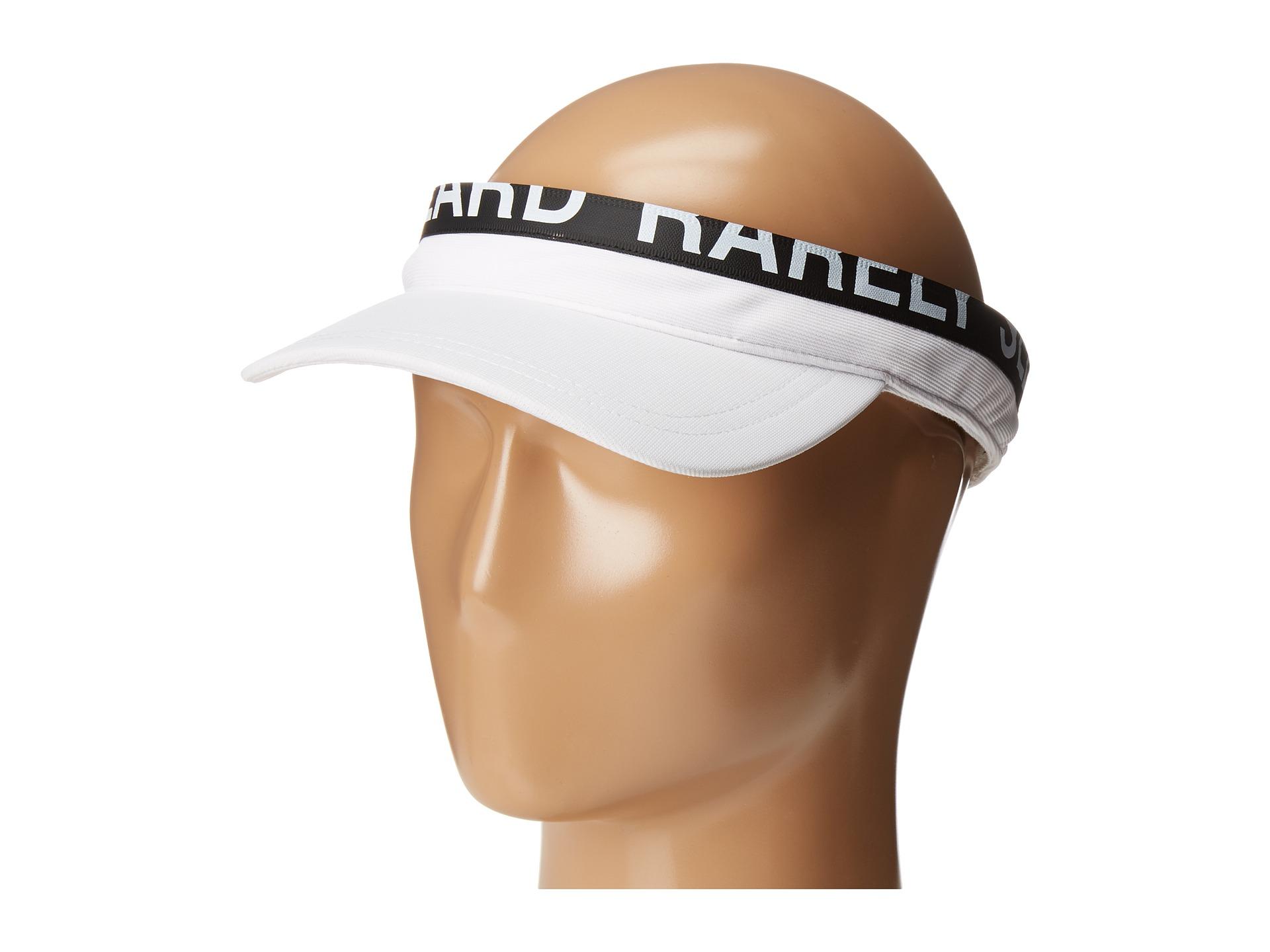 Mostly Heard Rarely Seen Zipper Convertible Visor Hat in White for Men ...