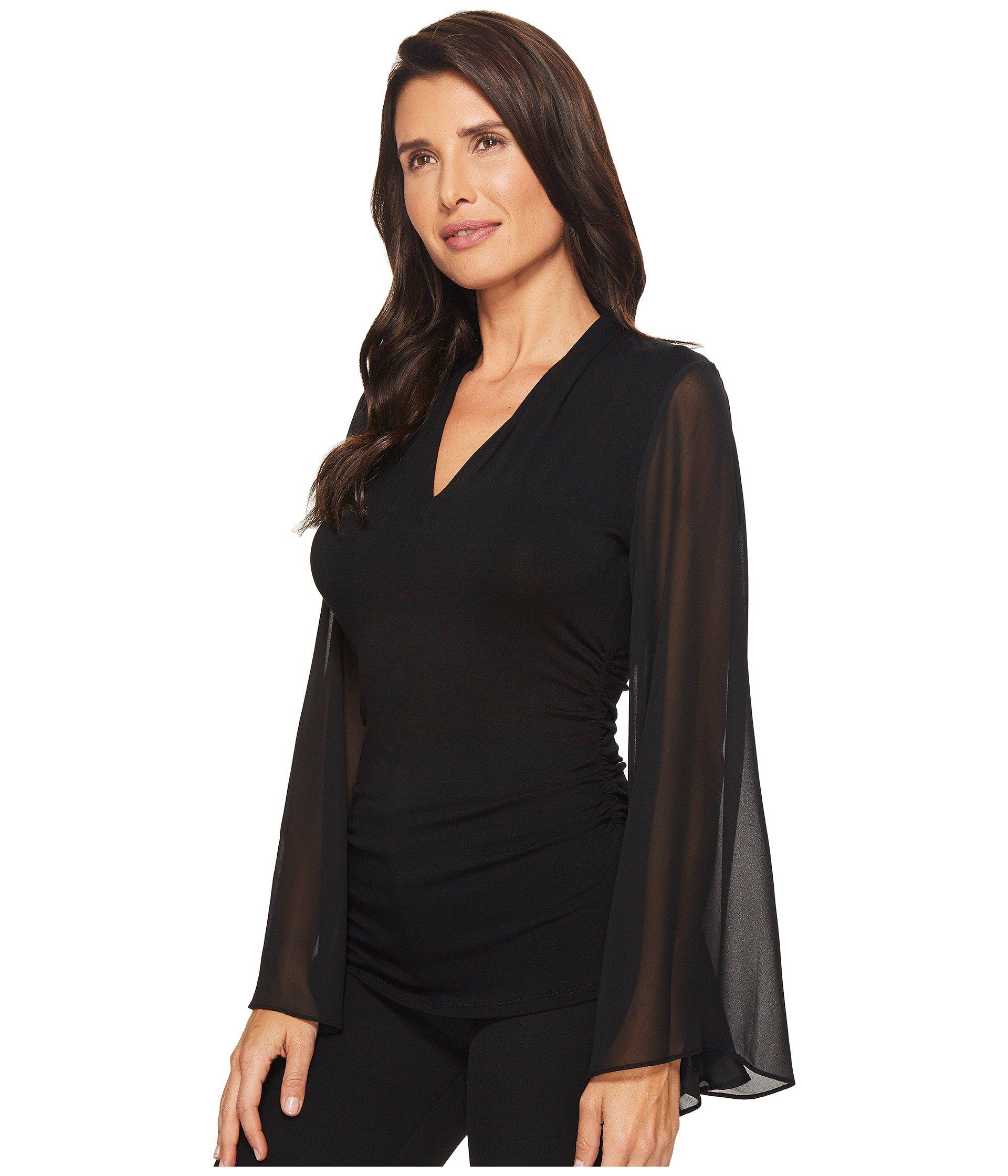vince camuto side ruched top